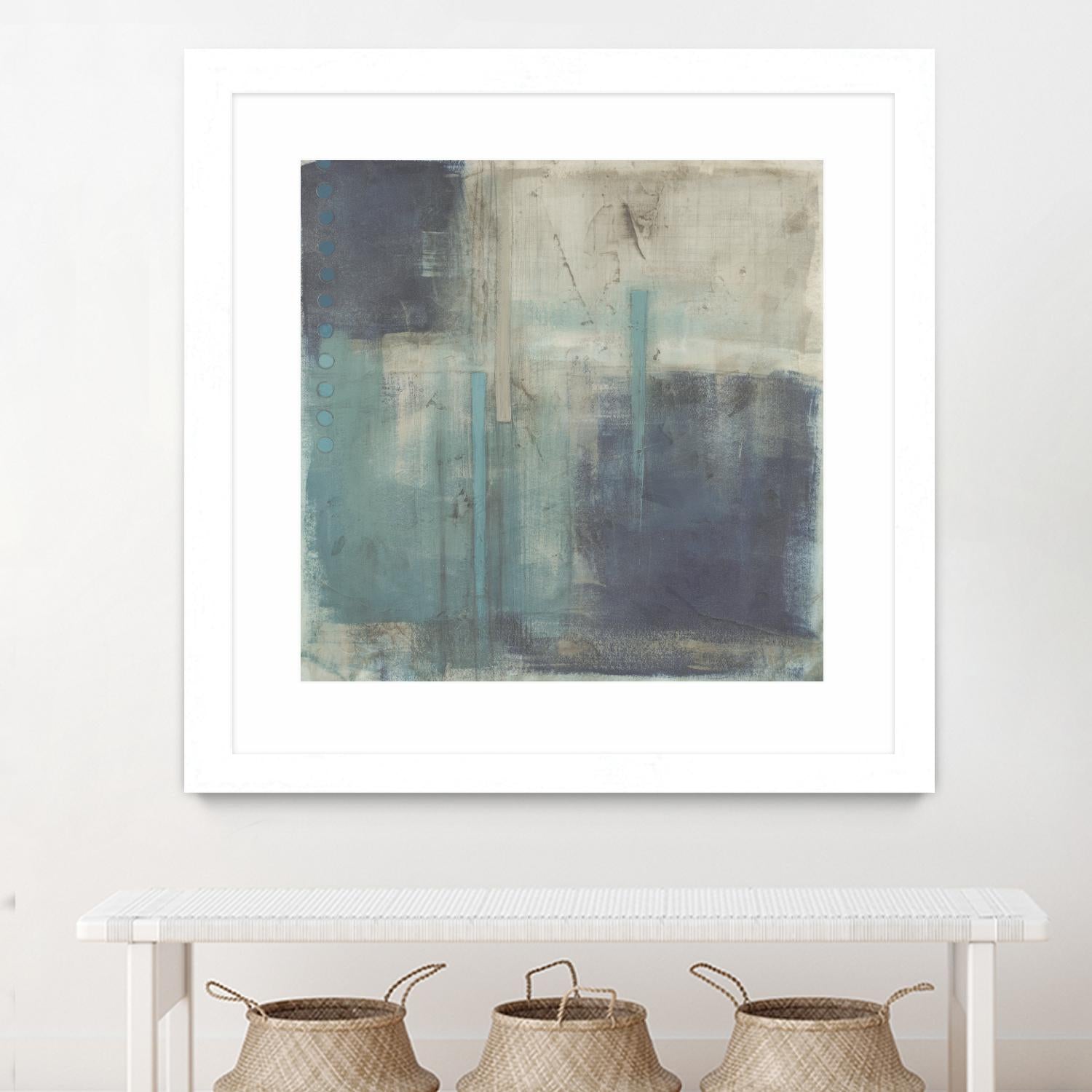 Crossfade I by June Erica Vess on GIANT ART - blue abstract