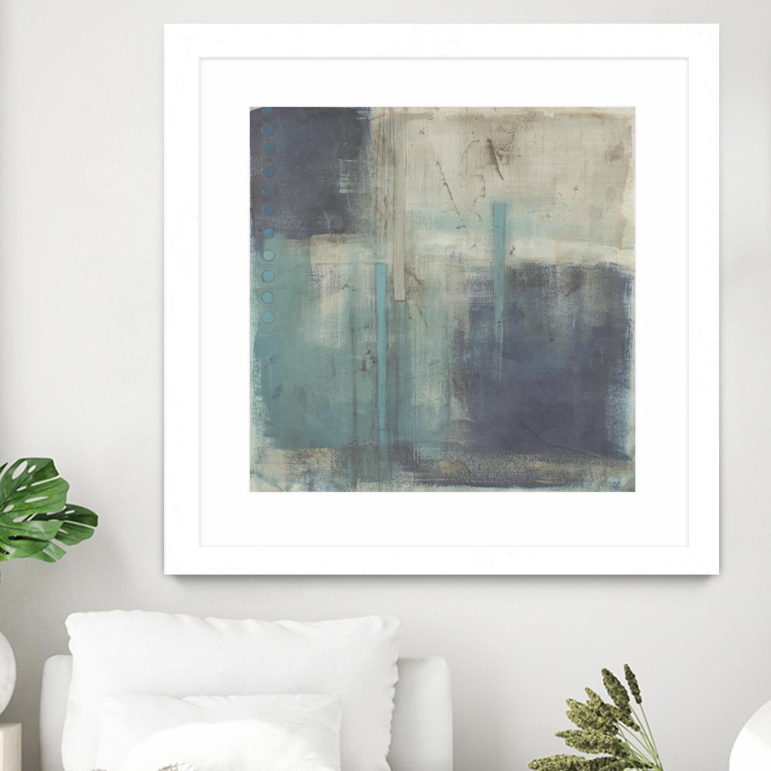 Crossfade I by June Erica Vess on GIANT ART - blue abstract