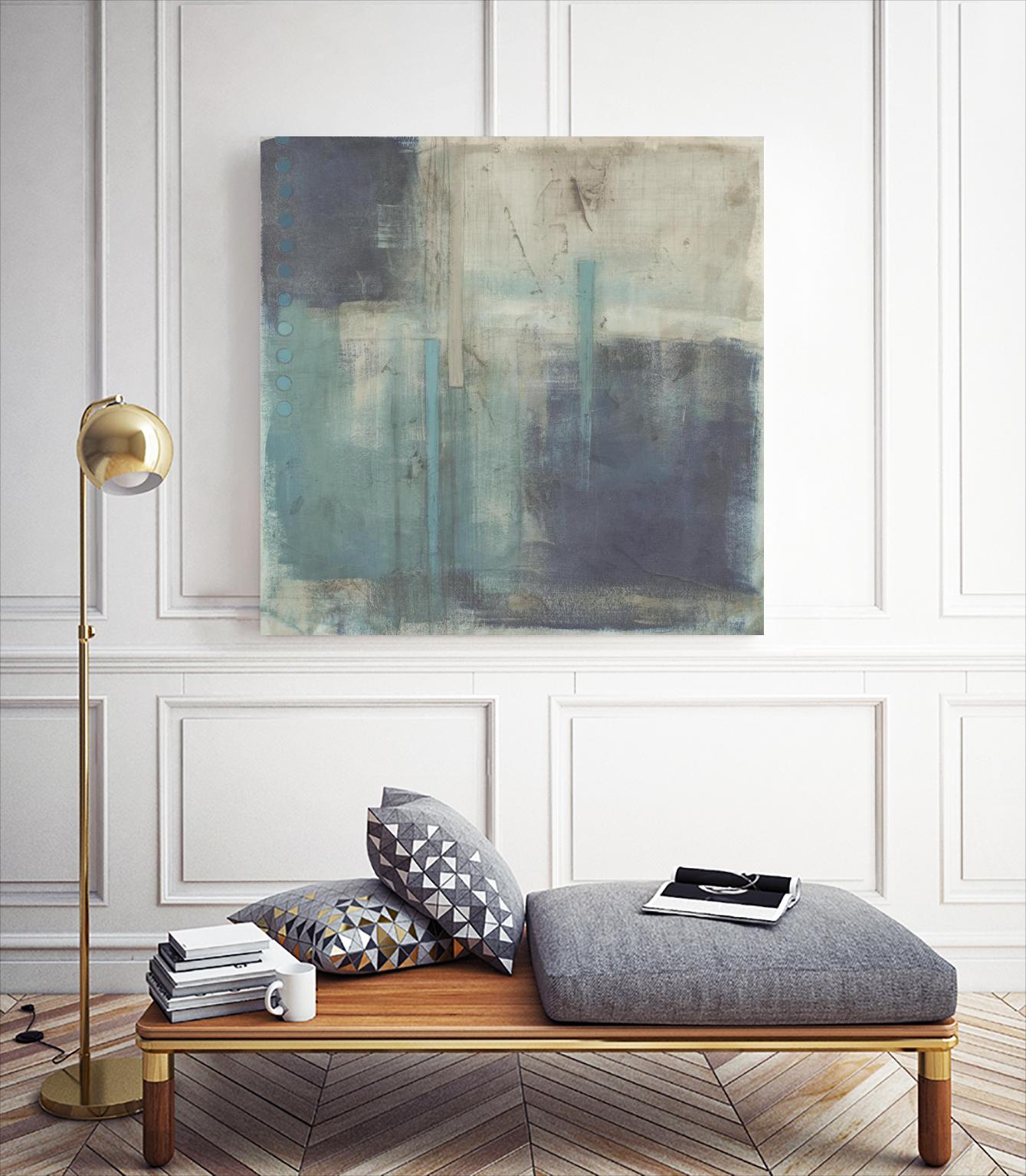 Crossfade I by June Erica Vess on GIANT ART - blue abstract