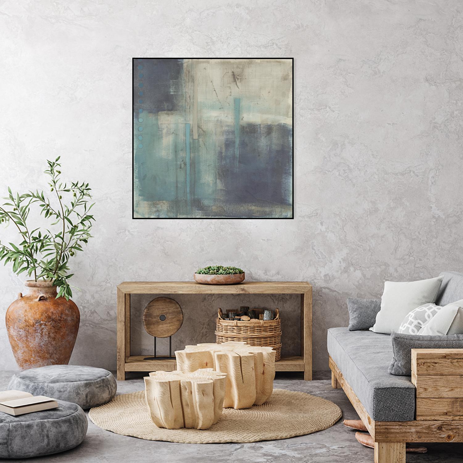 Crossfade I by June Erica Vess on GIANT ART - blue abstract