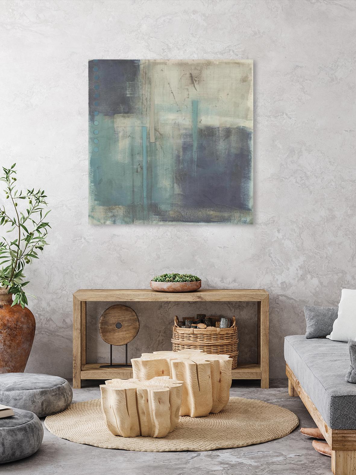 Crossfade I by June Erica Vess on GIANT ART - blue abstract