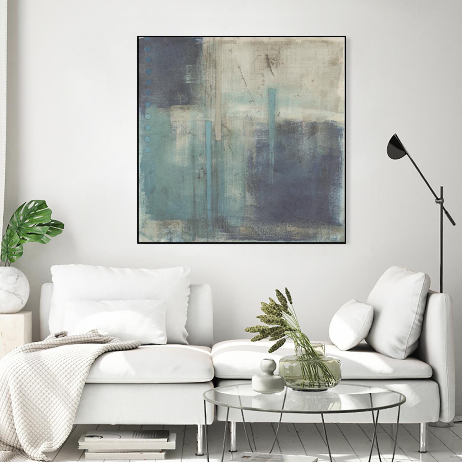 Crossfade I by June Erica Vess on GIANT ART - blue abstract