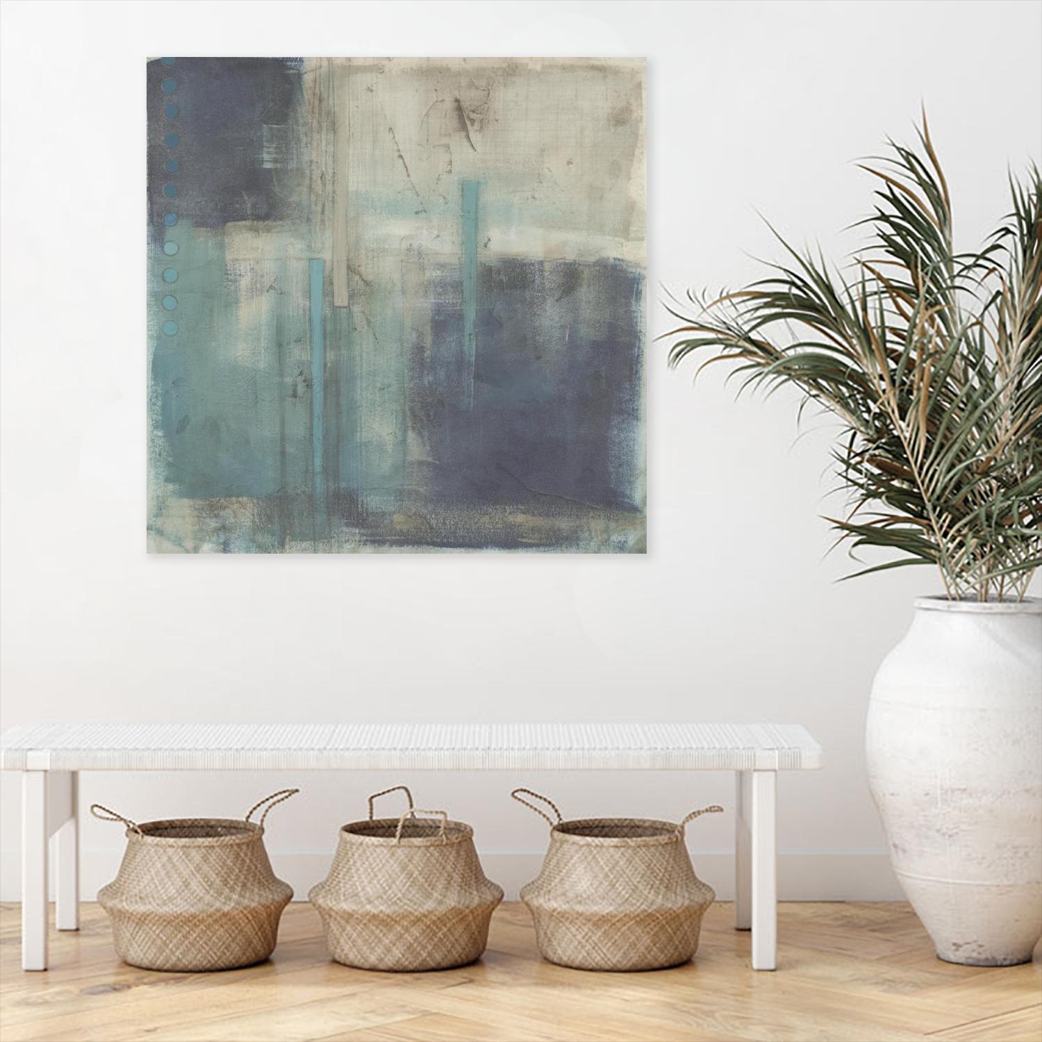 Crossfade I by June Erica Vess on GIANT ART - blue abstract