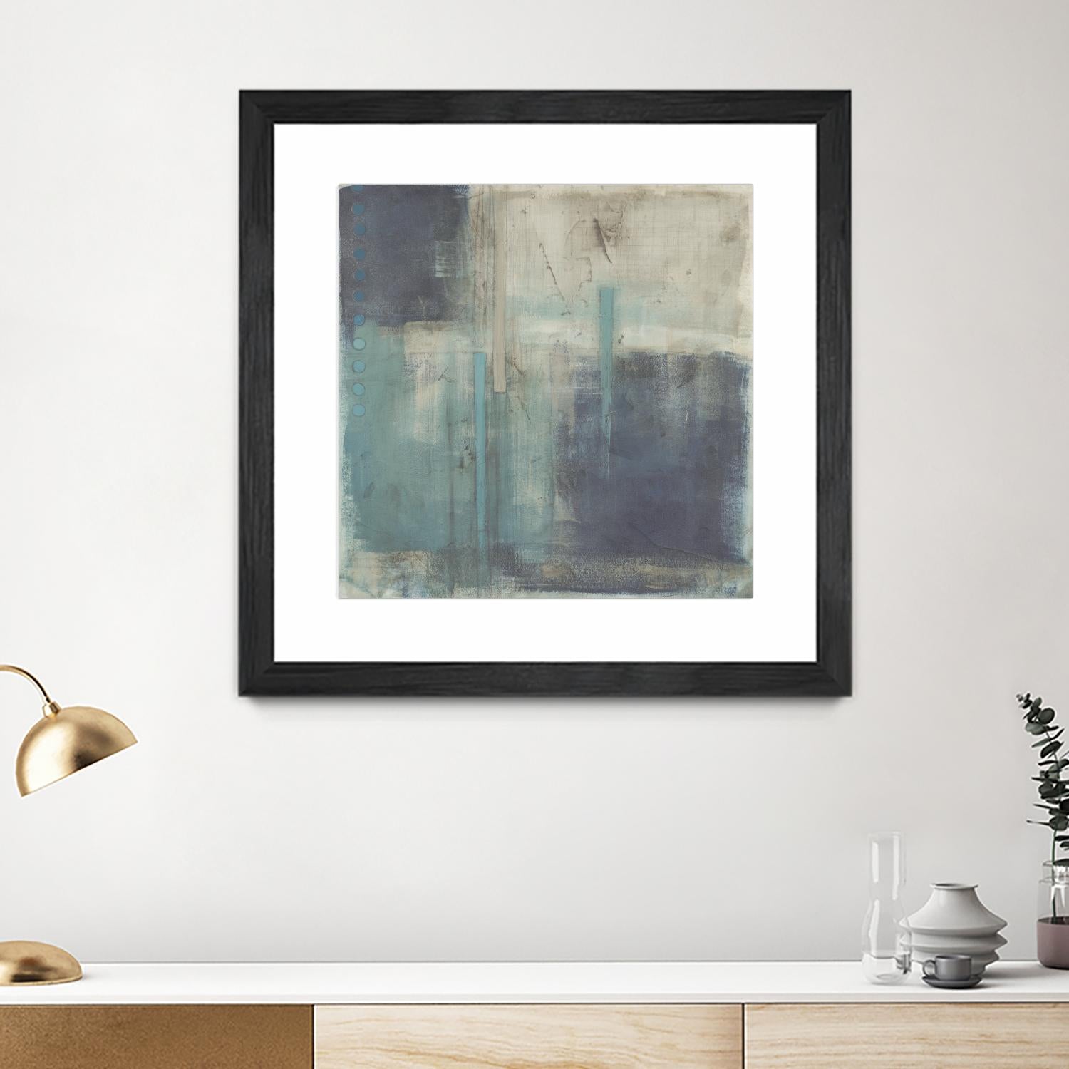Crossfade I by June Erica Vess on GIANT ART - blue abstract