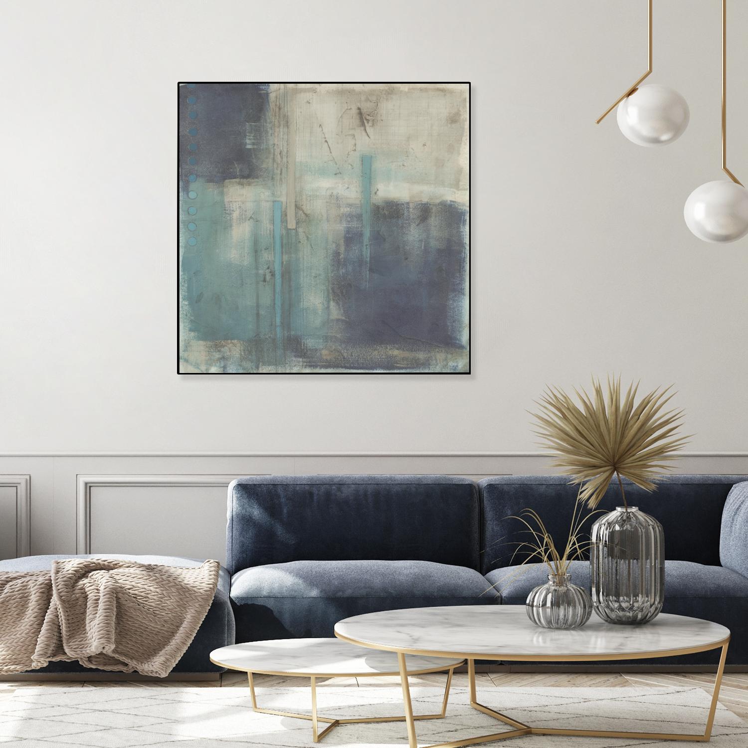 Crossfade I by June Erica Vess on GIANT ART - blue abstract