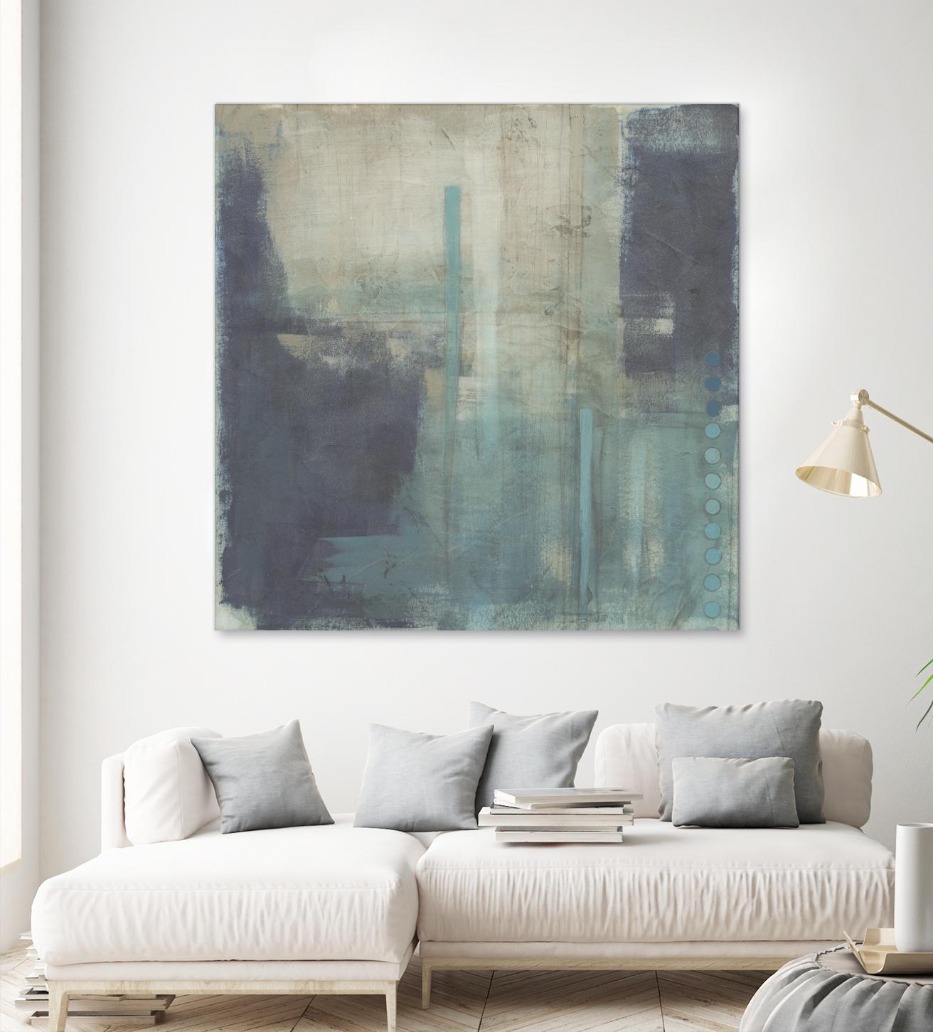 Crossfade II by June Erica Vess on GIANT ART - blue abstract