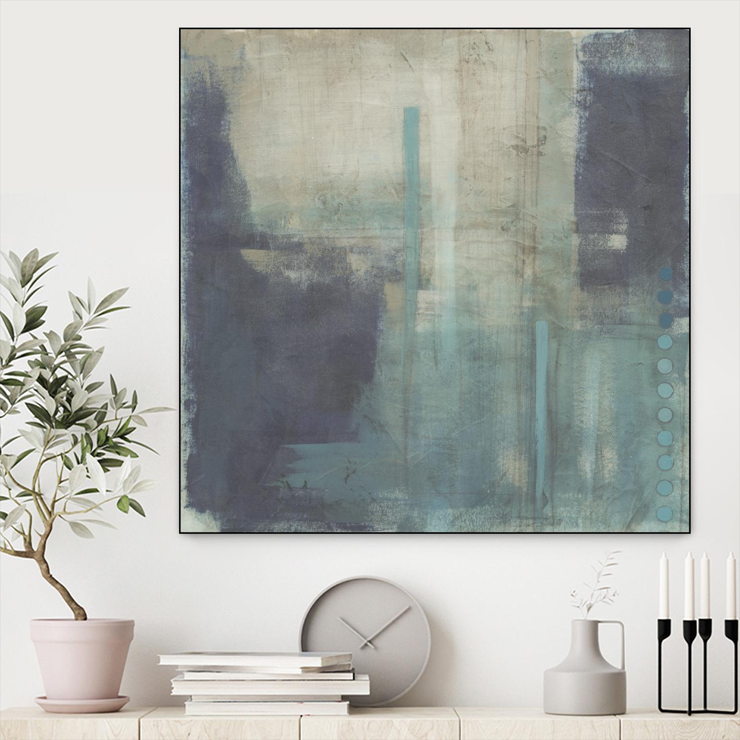 Crossfade II by June Erica Vess on GIANT ART - blue abstract