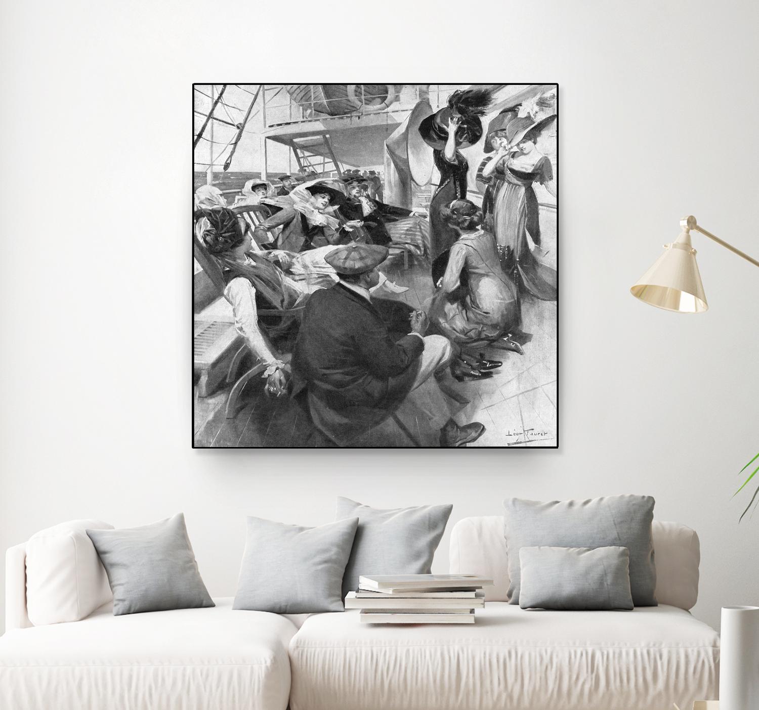 Fashion Aboard Ship by Vision Studio on GIANT ART - black fashion