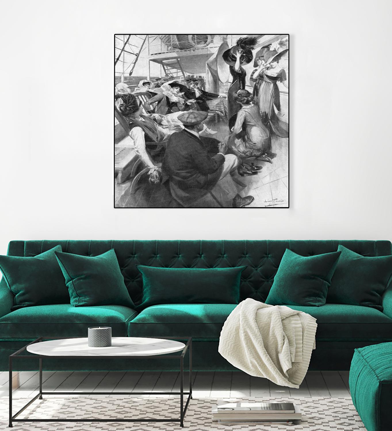 Fashion Aboard Ship by Vision Studio on GIANT ART - black fashion