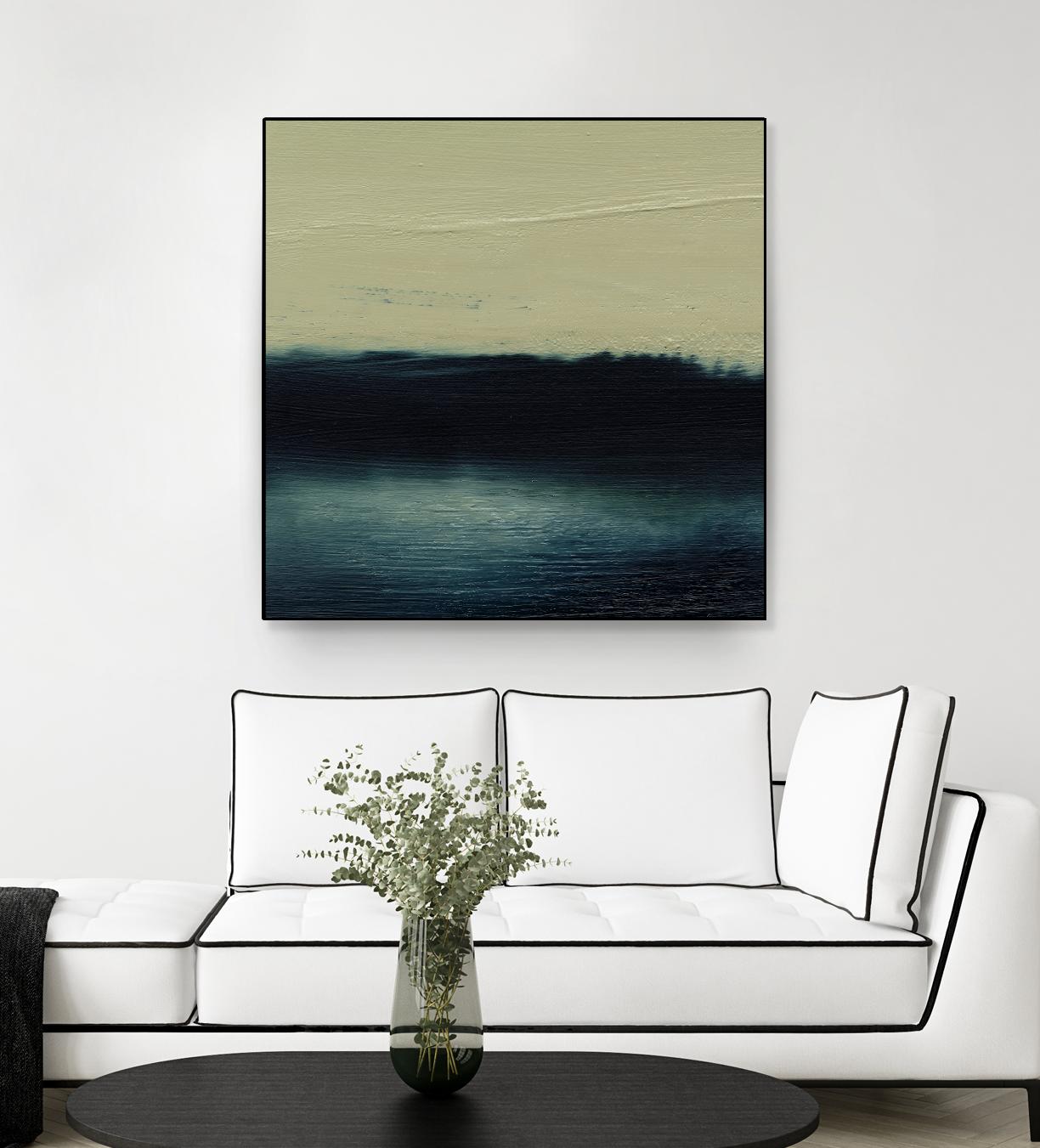 Water I by Sharon Gordon on GIANT ART - blue abstract