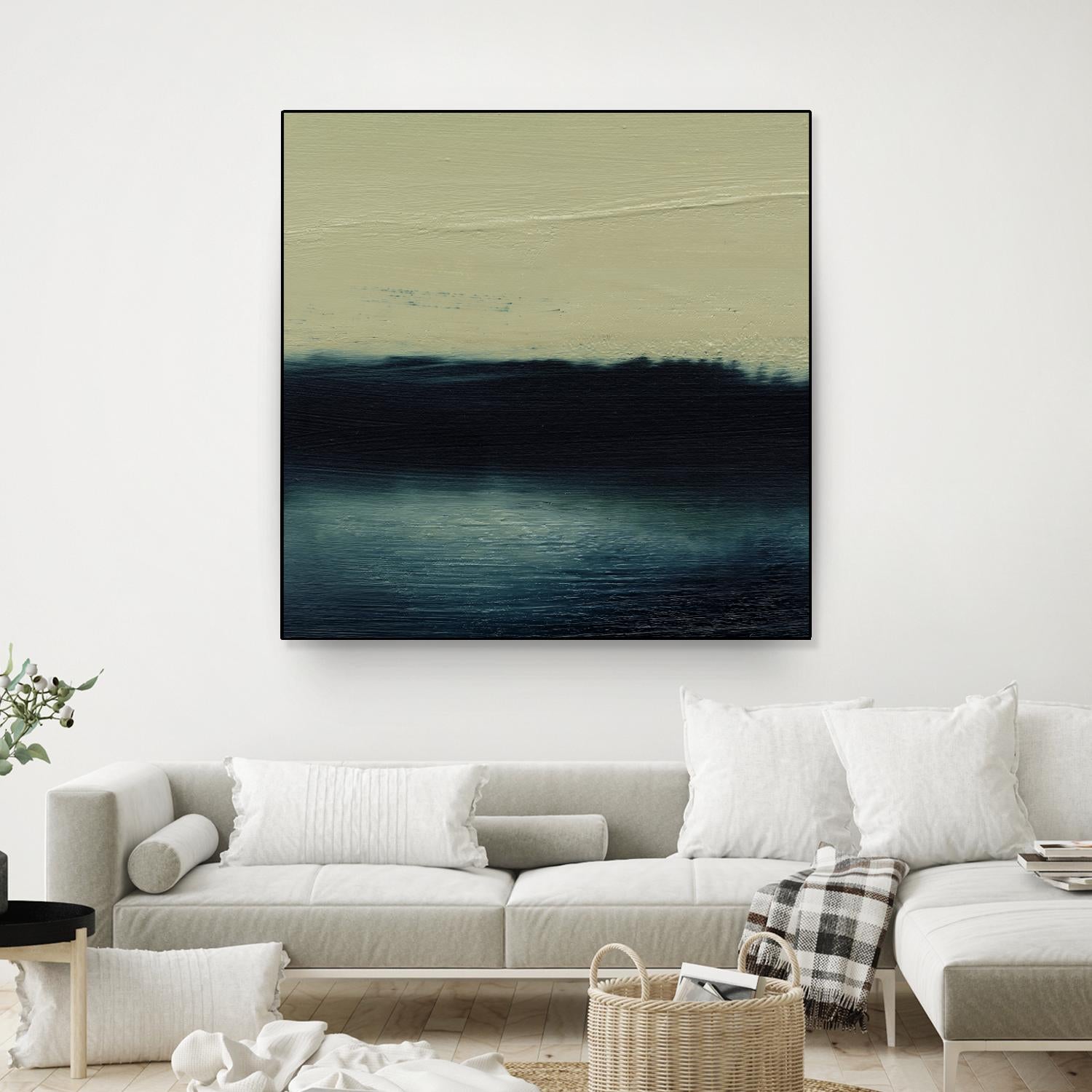 Water I by Sharon Gordon on GIANT ART - blue abstract