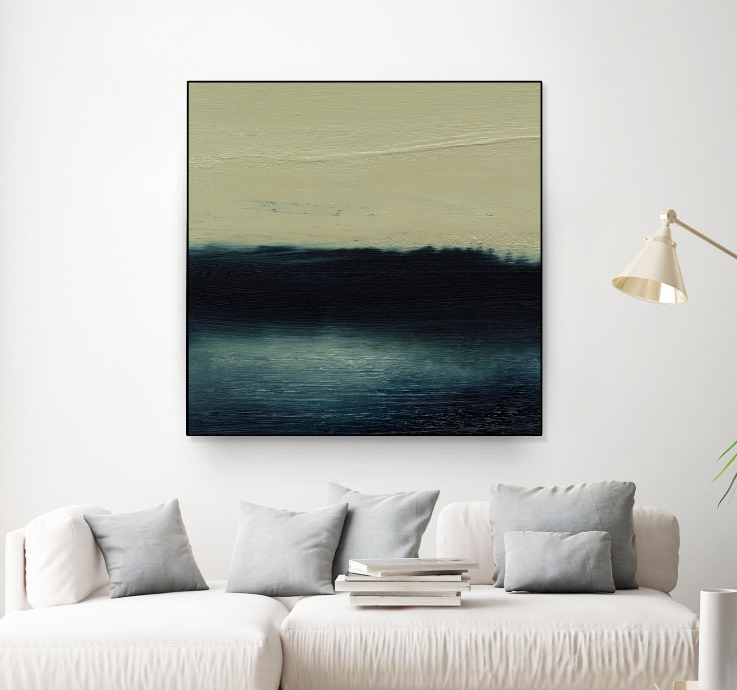 Water I by Sharon Gordon on GIANT ART - blue abstract