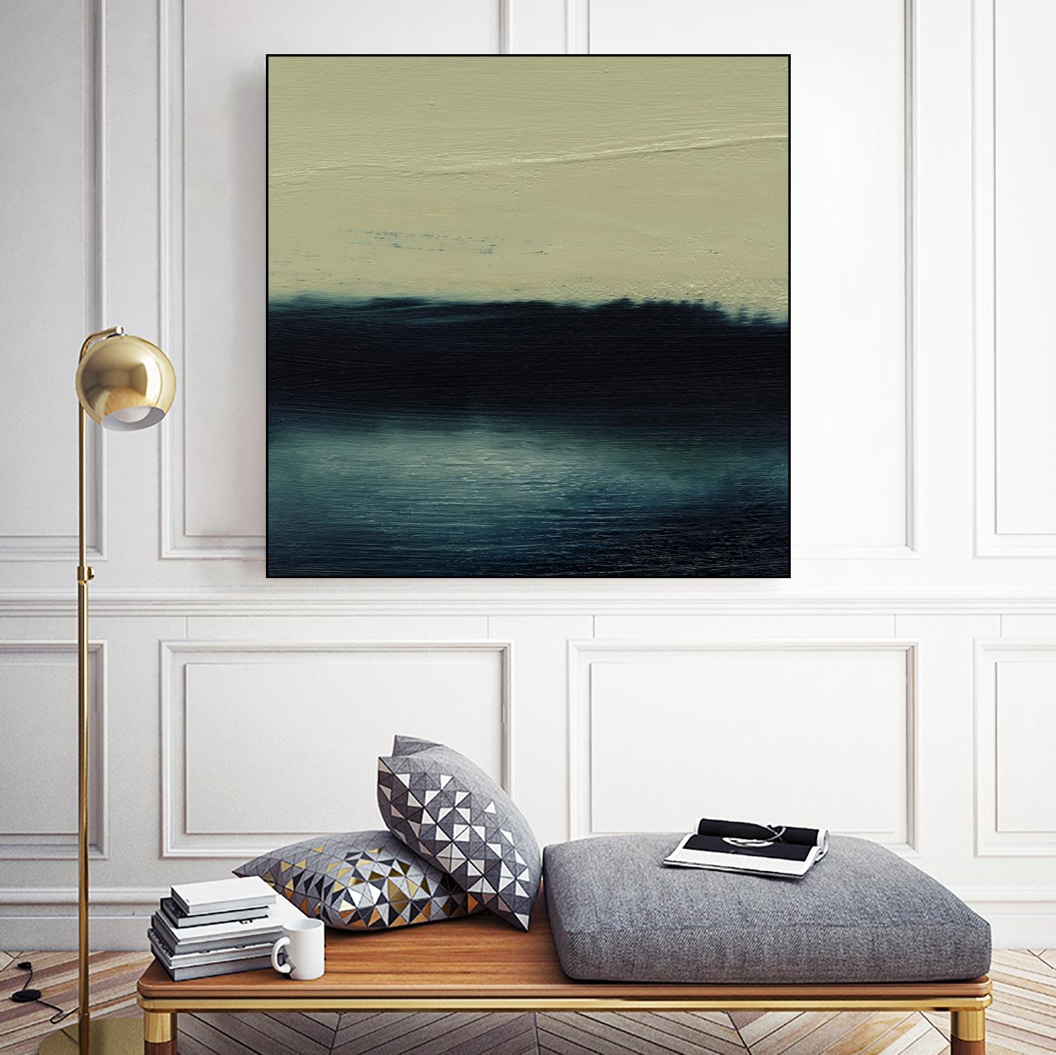 Water I by Sharon Gordon on GIANT ART - blue abstract