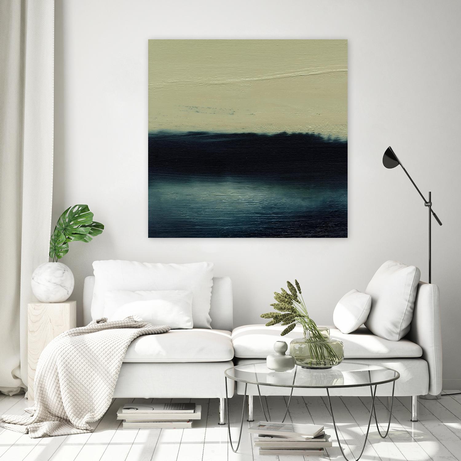 Water I by Sharon Gordon on GIANT ART - blue abstract