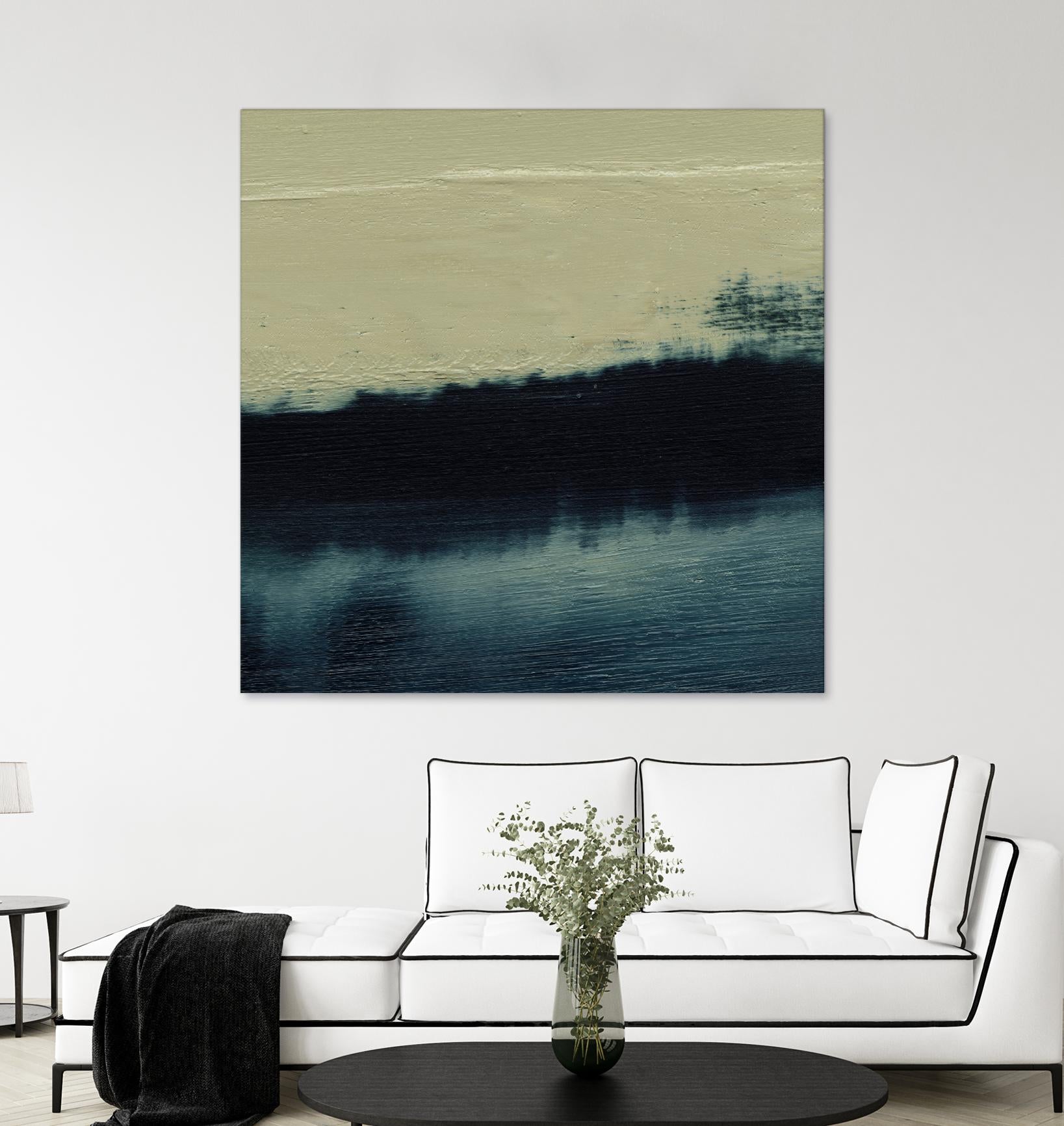 Water II by Sharon Gordon on GIANT ART - beige abstract