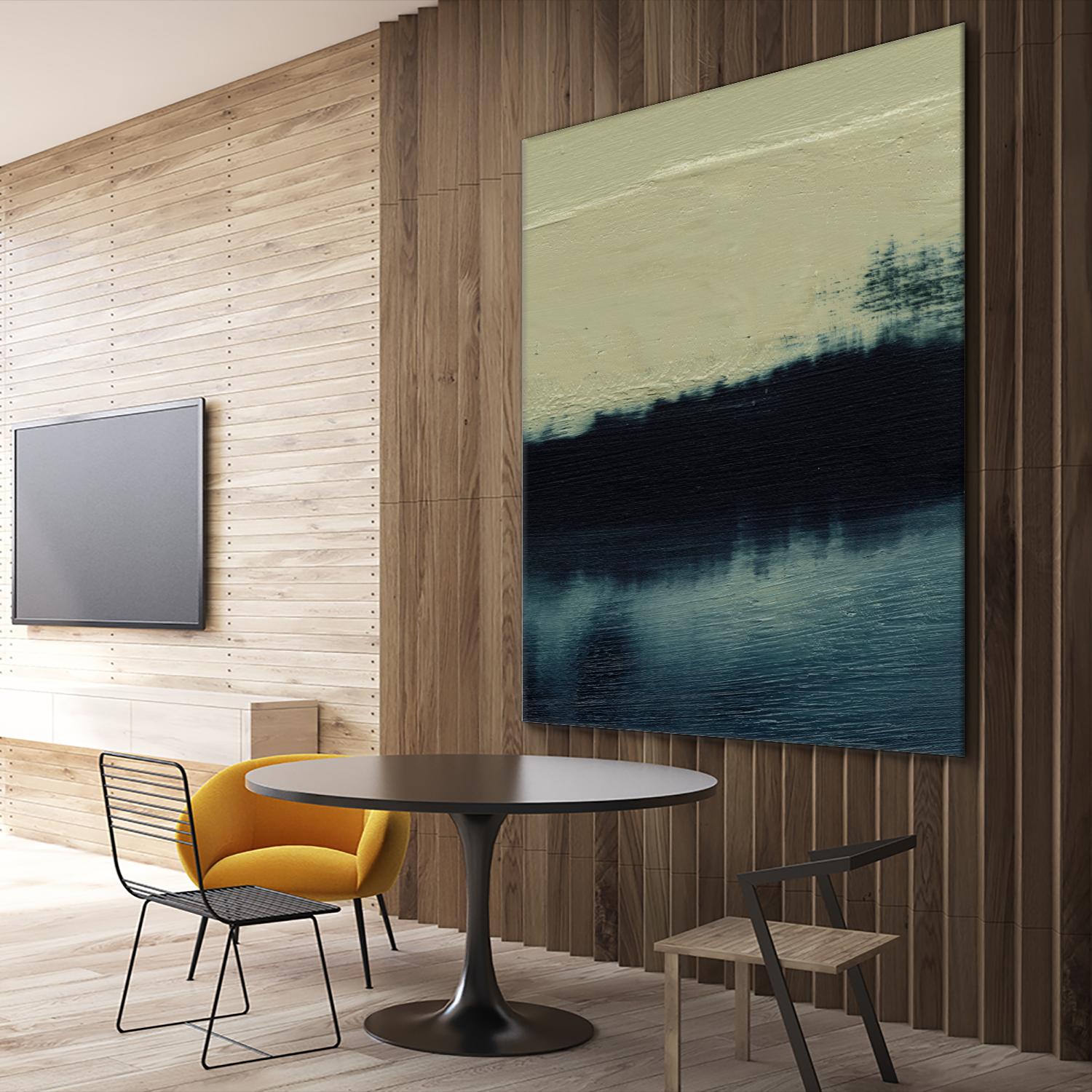 Water II by Sharon Gordon on GIANT ART - beige abstract