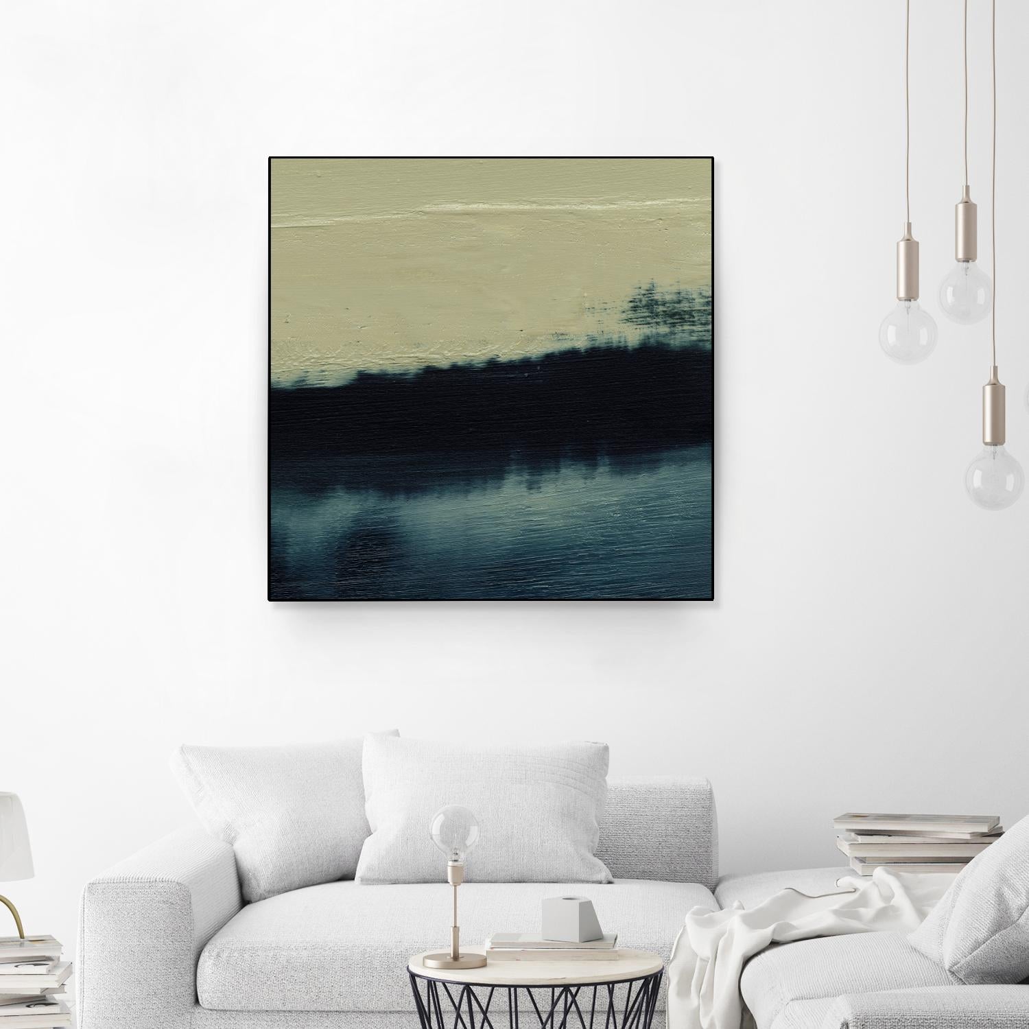 Water II by Sharon Gordon on GIANT ART - beige abstract