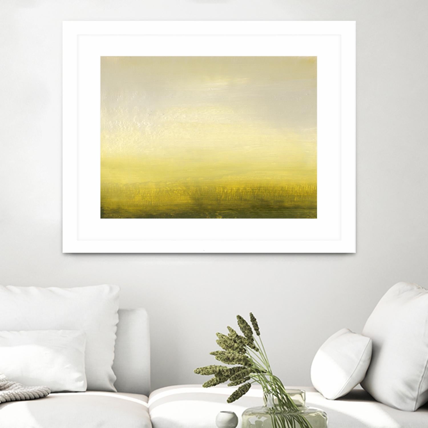 Low Country II by Sharon Gordon on GIANT ART - yellow abstract