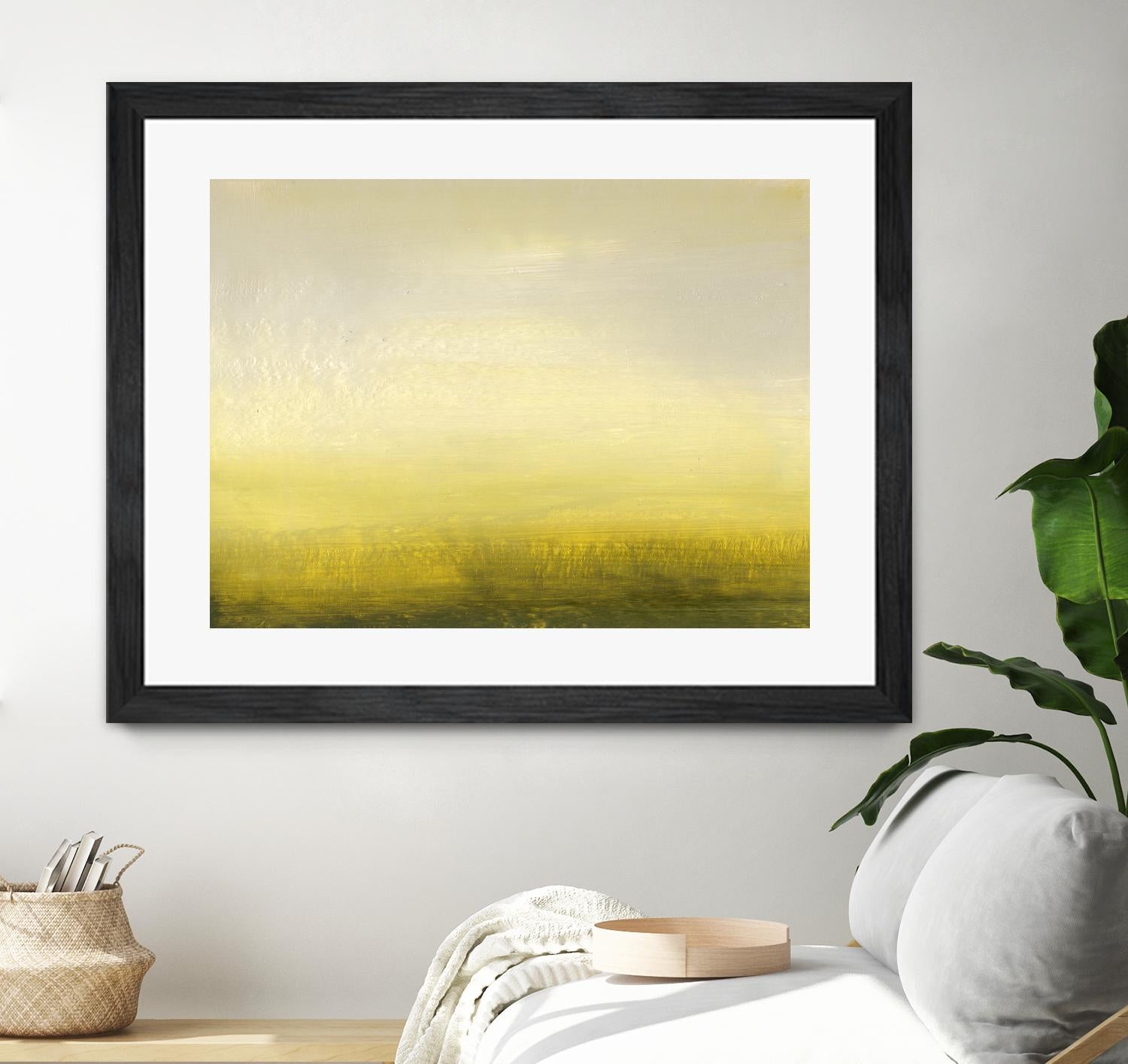 Low Country II by Sharon Gordon on GIANT ART - yellow abstract