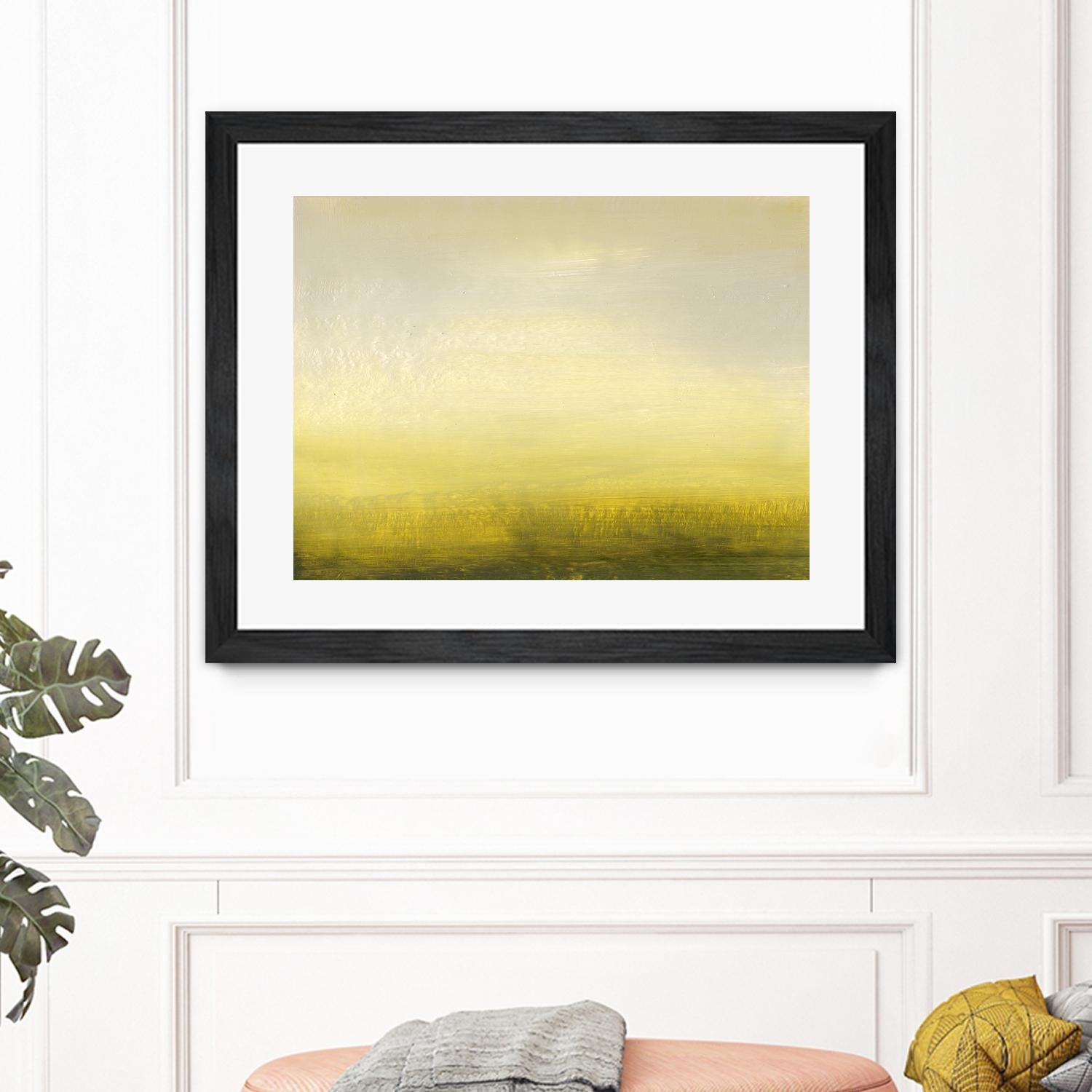 Low Country II by Sharon Gordon on GIANT ART - yellow abstract