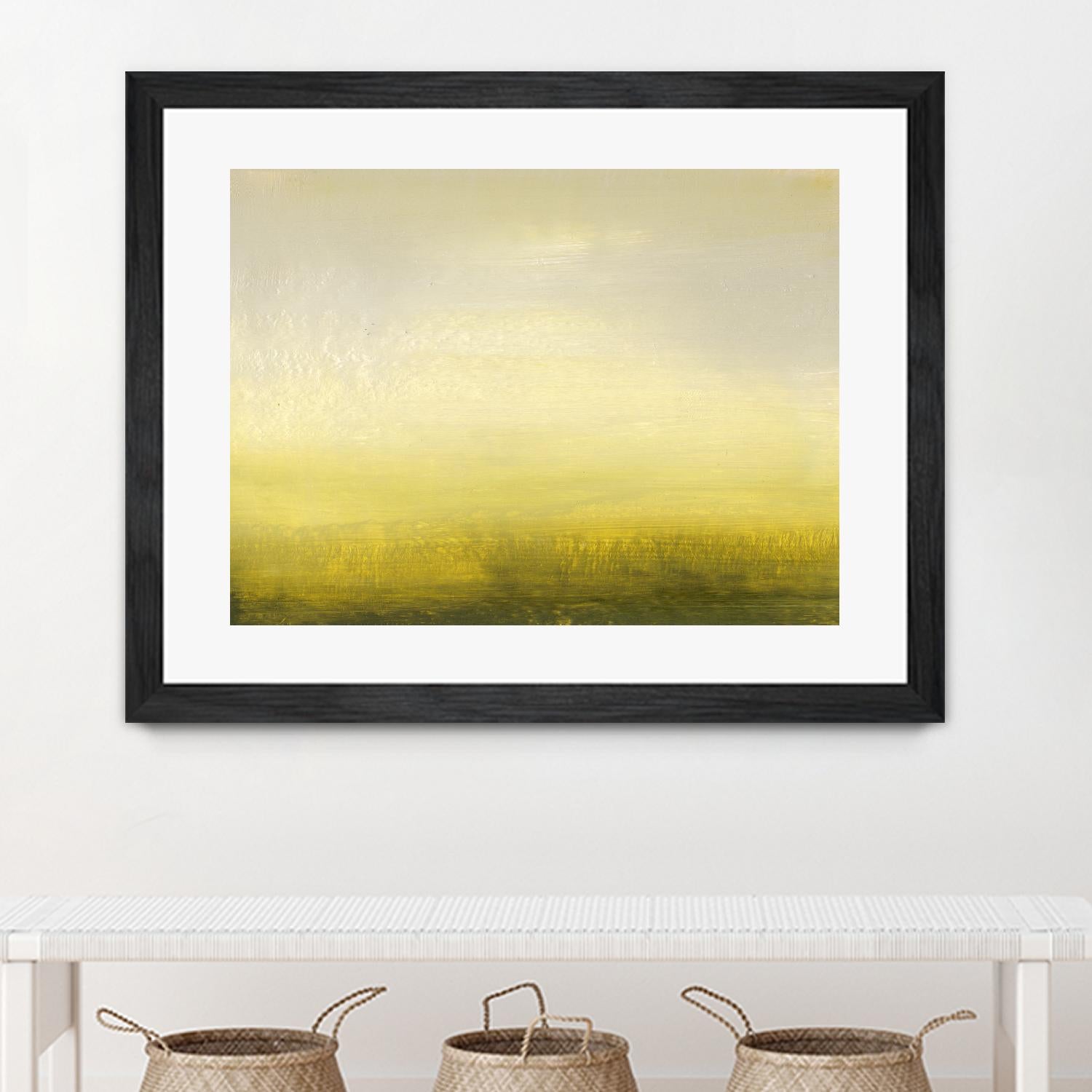 Low Country II by Sharon Gordon on GIANT ART - yellow abstract