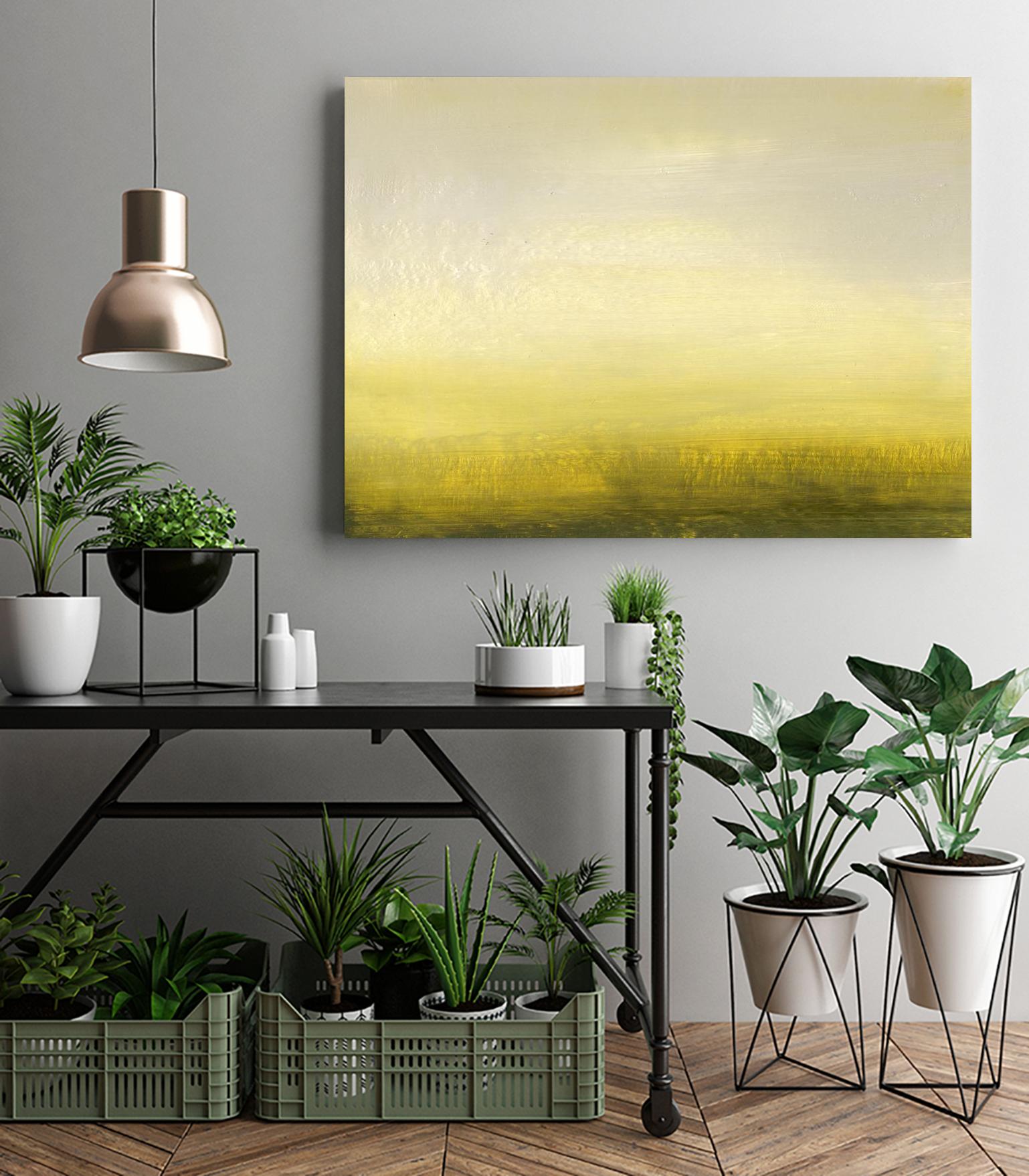 Low Country II by Sharon Gordon on GIANT ART - yellow abstract