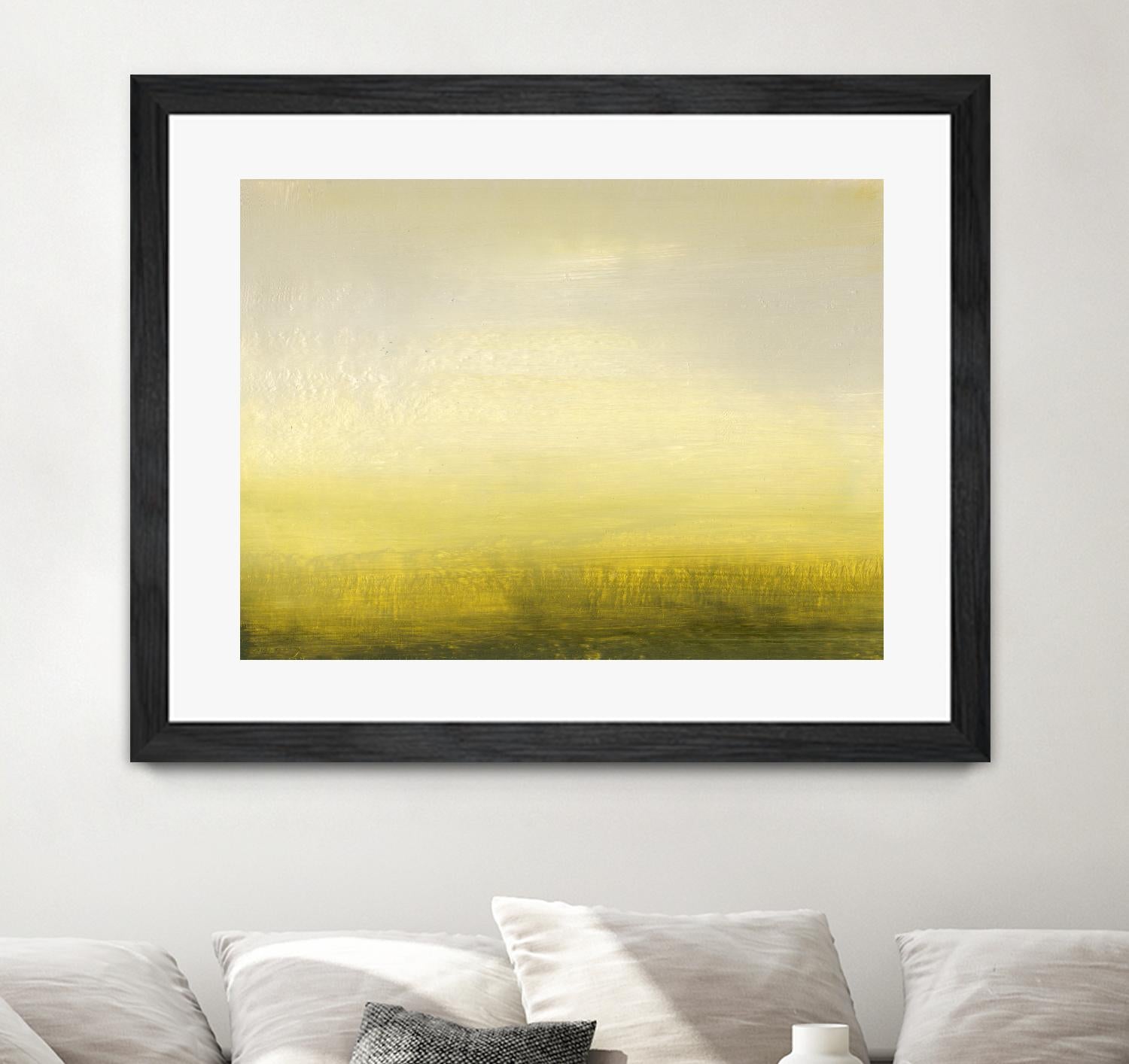 Low Country II by Sharon Gordon on GIANT ART - yellow abstract