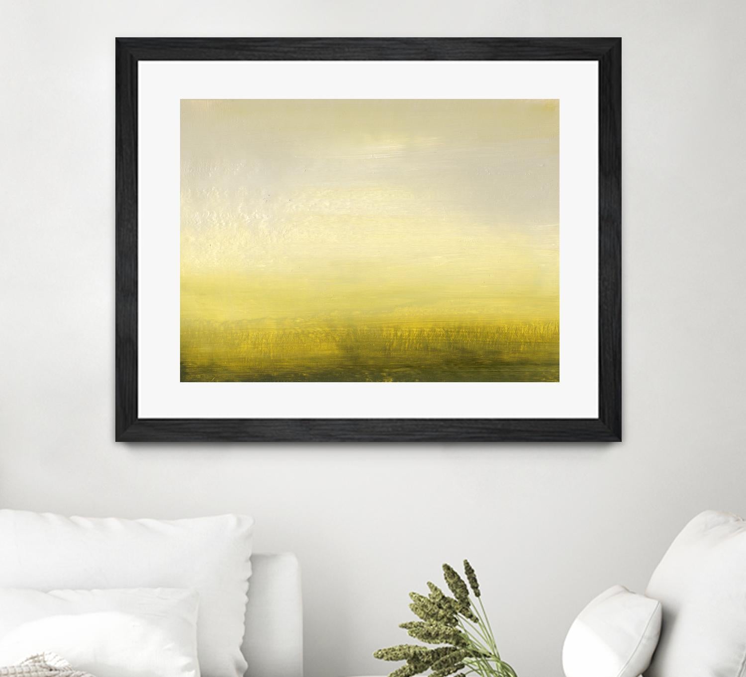 Low Country II by Sharon Gordon on GIANT ART - yellow abstract