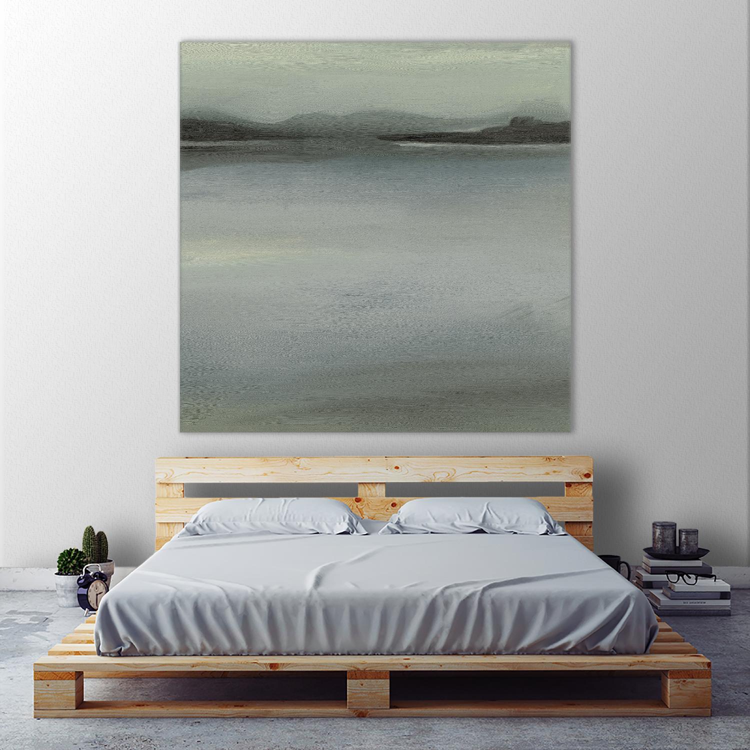 Abstract Horizon V by Ethan Harper on GIANT ART - blue abstract