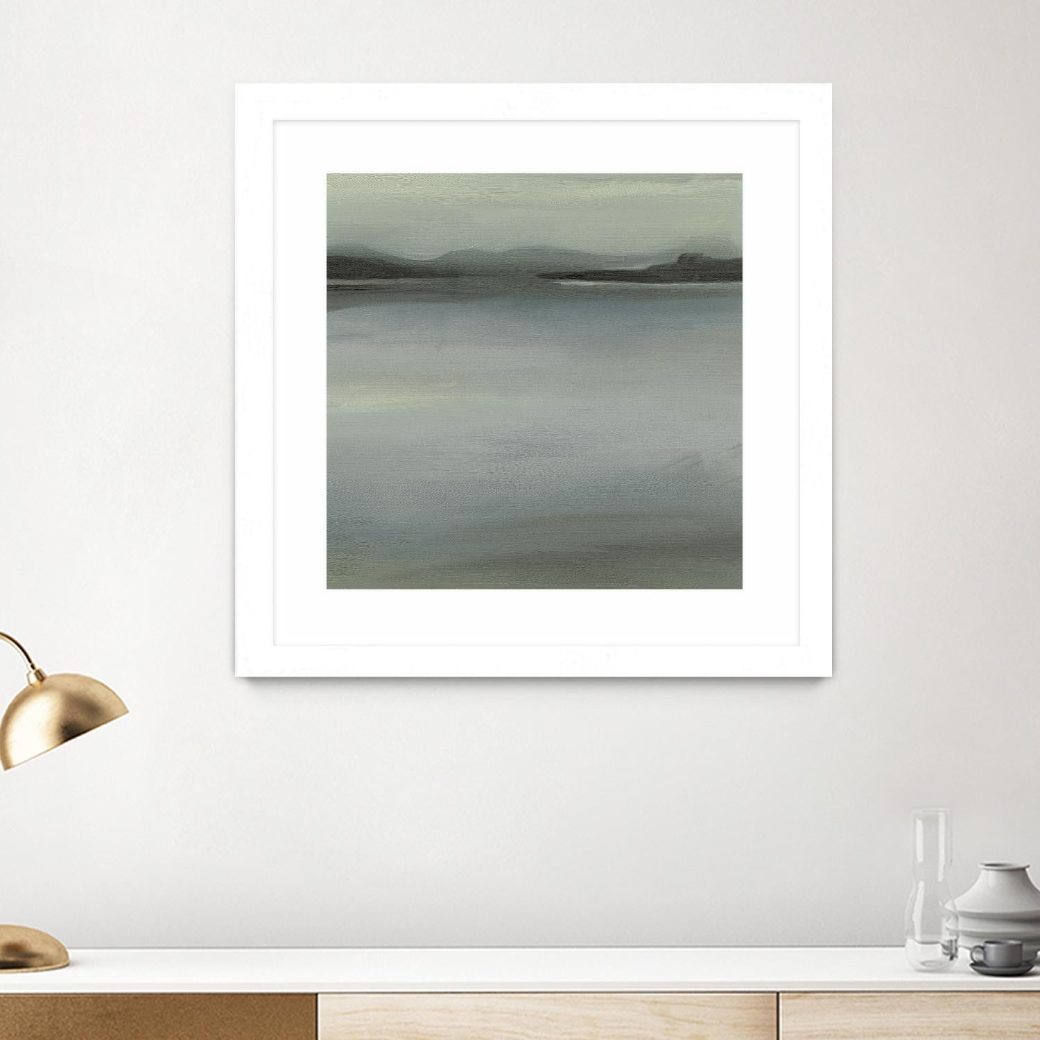 Abstract Horizon V by Ethan Harper on GIANT ART - blue abstract