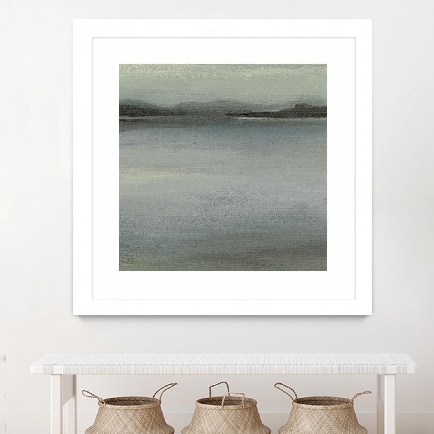 Abstract Horizon V by Ethan Harper on GIANT ART - blue abstract