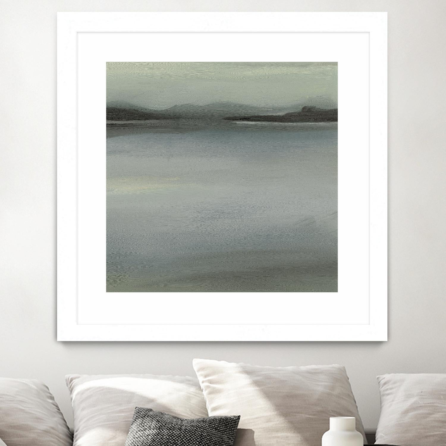 Abstract Horizon V by Ethan Harper on GIANT ART - blue abstract