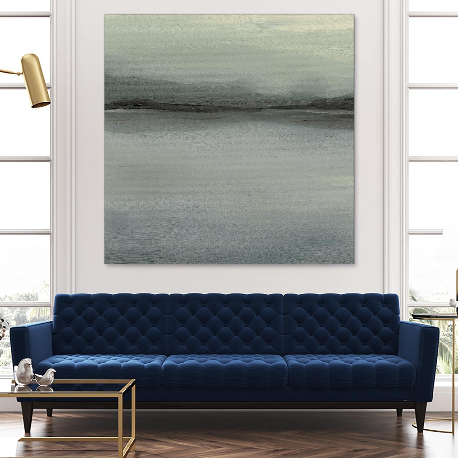 Abstract Horizon VI by Ethan Harper on GIANT ART - blue abstract