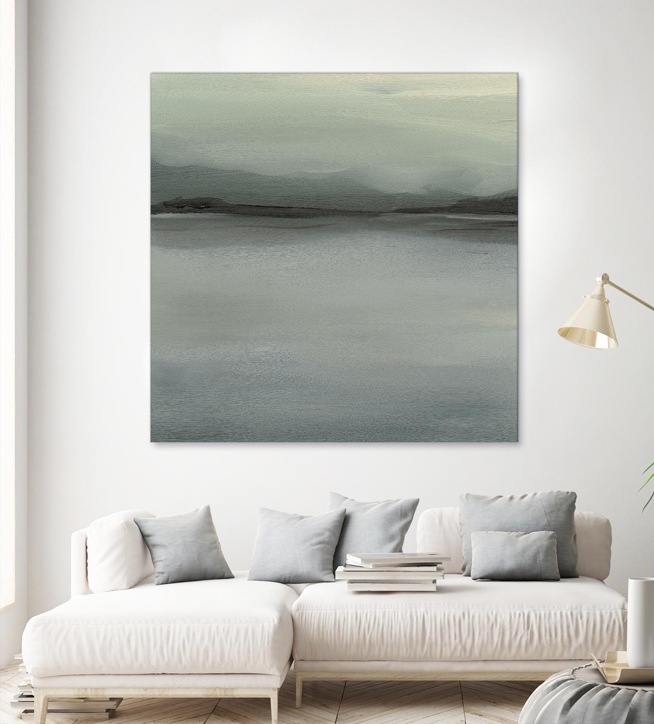 Abstract Horizon VI by Ethan Harper on GIANT ART - blue abstract