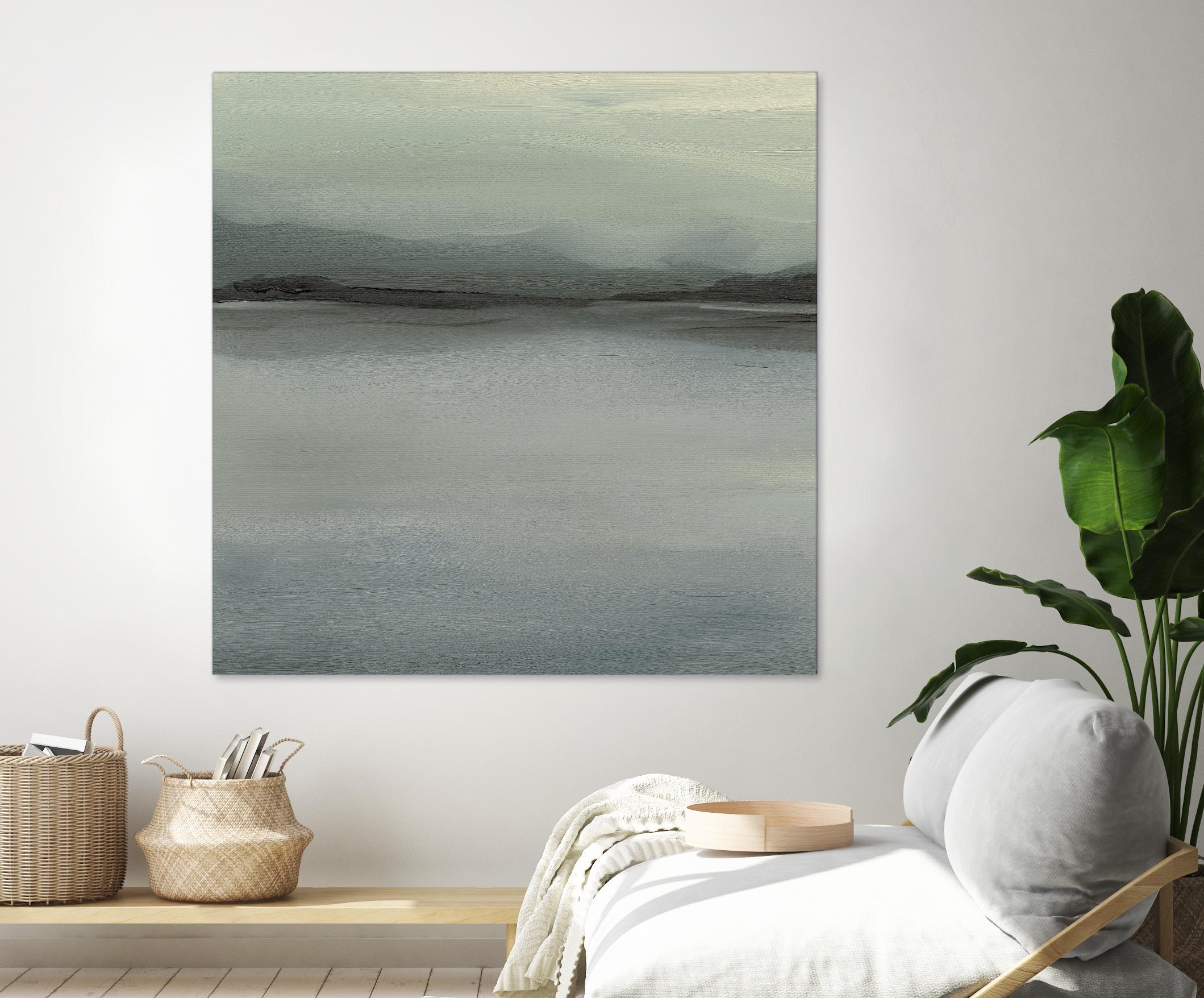 Abstract Horizon VI by Ethan Harper on GIANT ART - blue abstract