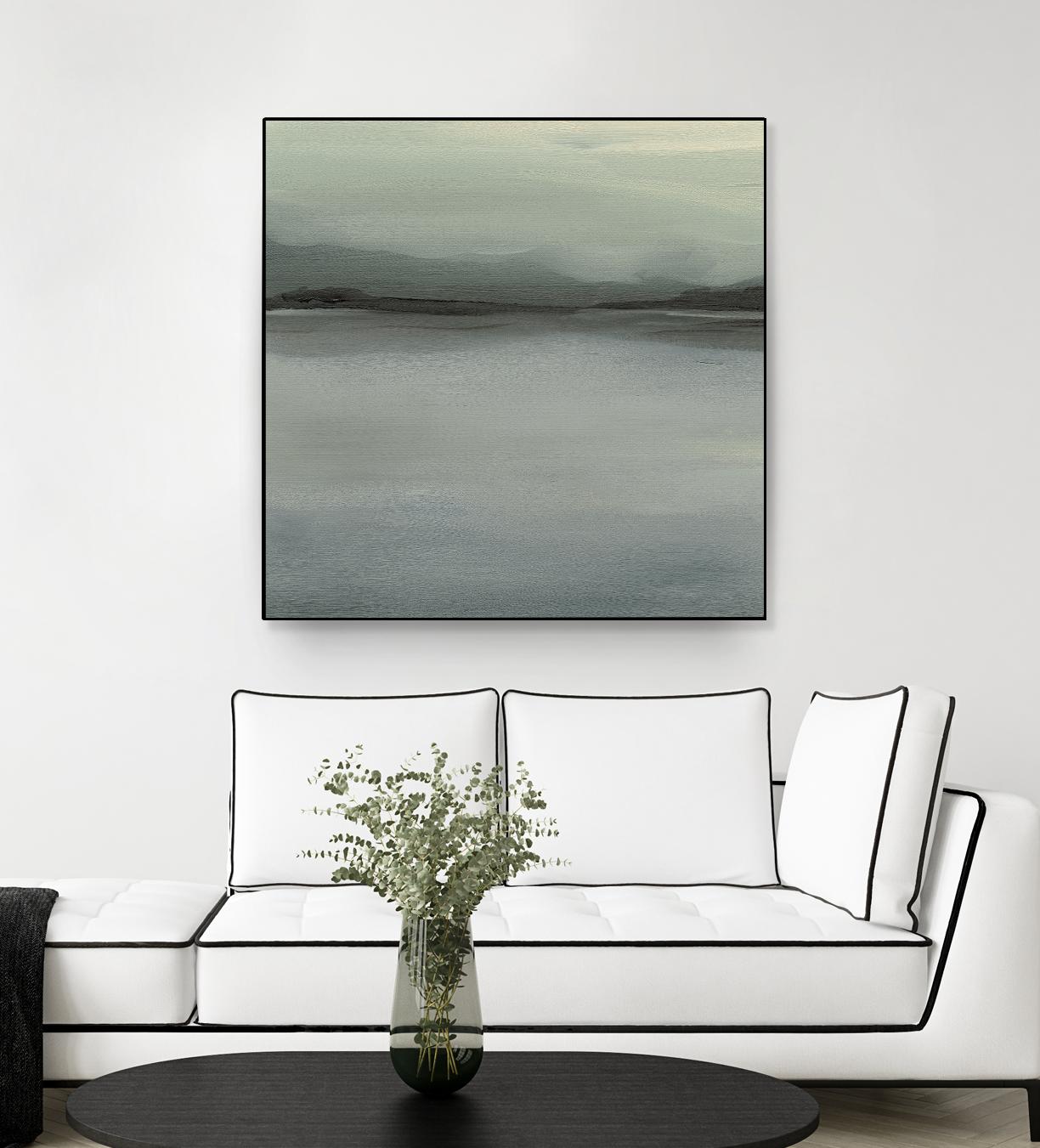 Abstract Horizon VI by Ethan Harper on GIANT ART - blue abstract