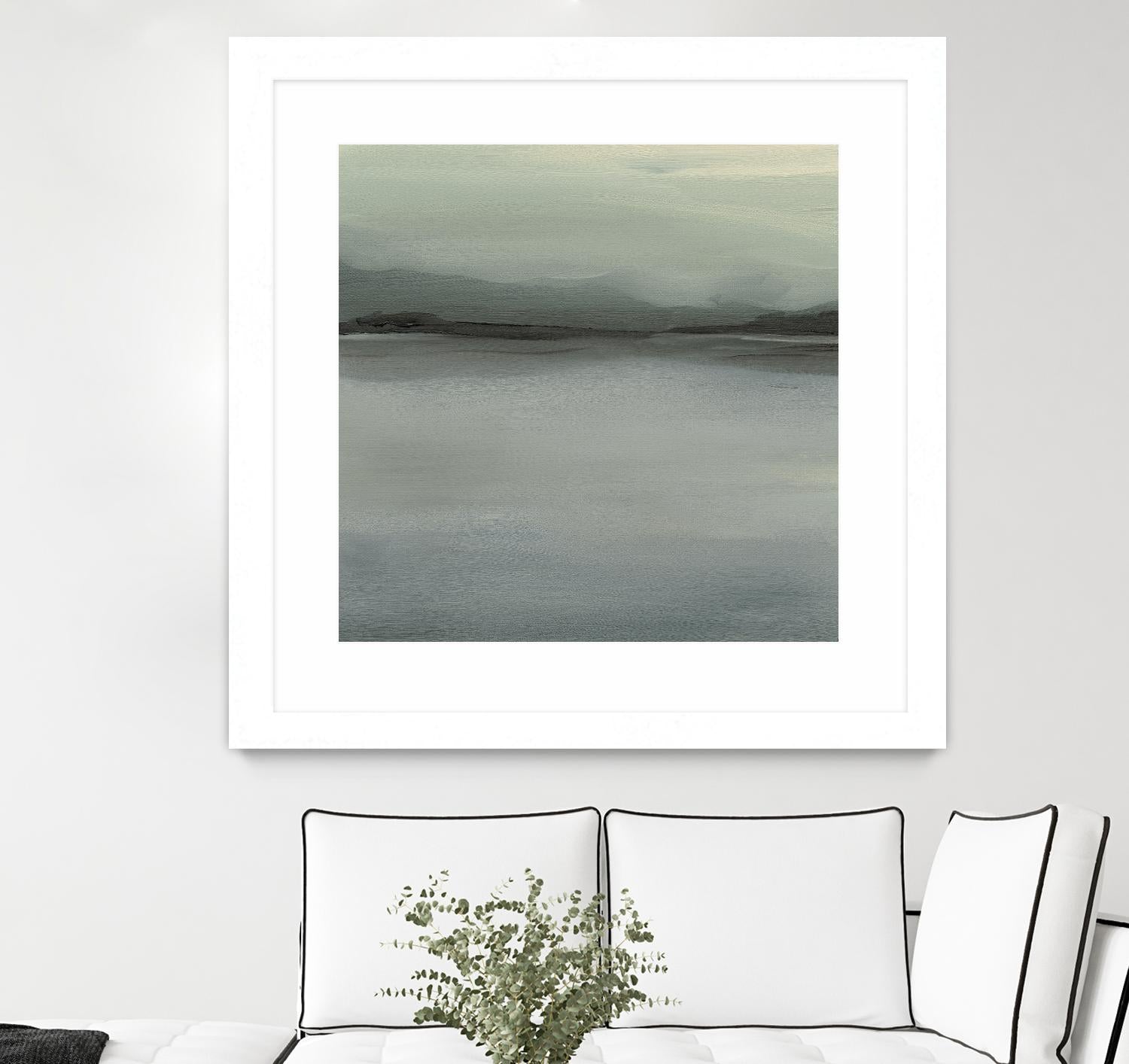 Abstract Horizon VI by Ethan Harper on GIANT ART - blue abstract