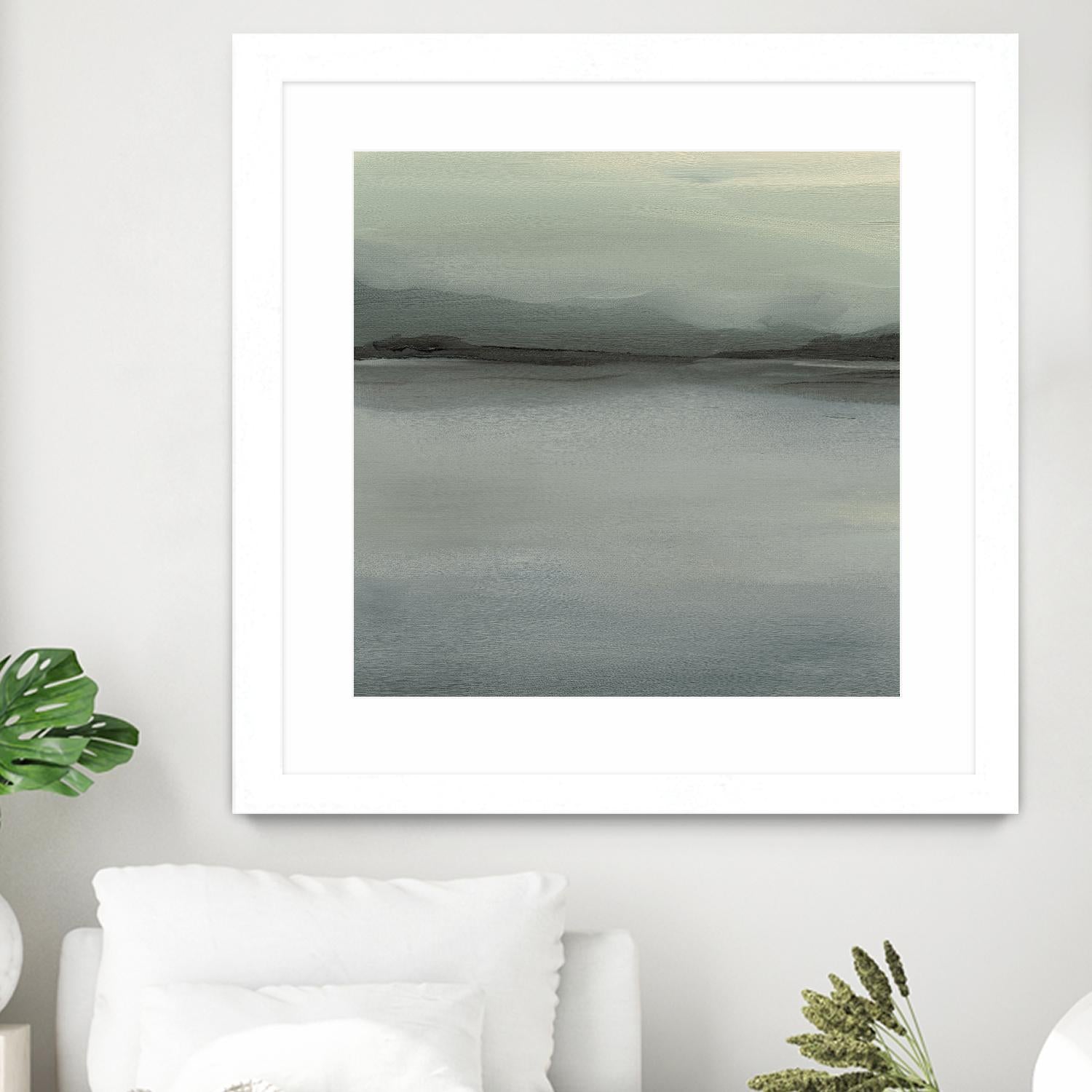 Abstract Horizon VI by Ethan Harper on GIANT ART - blue abstract