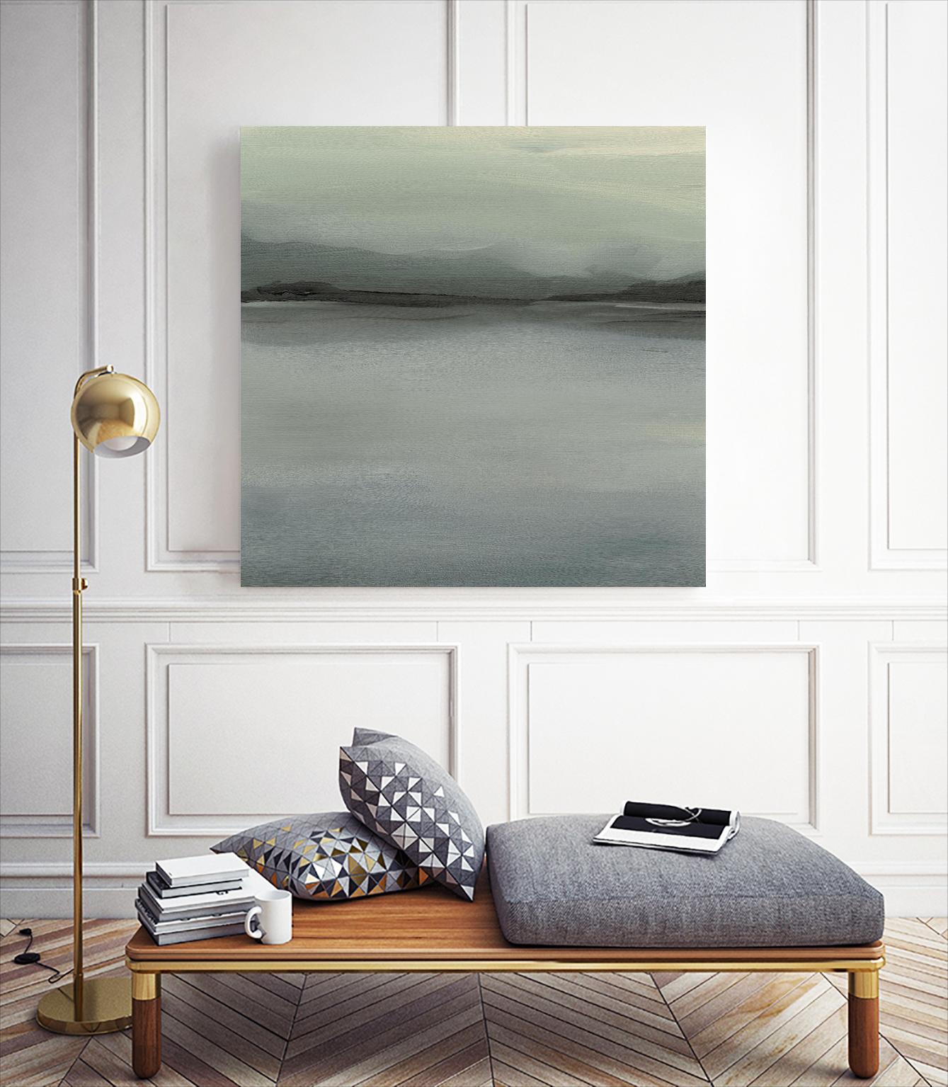 Abstract Horizon VI by Ethan Harper on GIANT ART - blue abstract