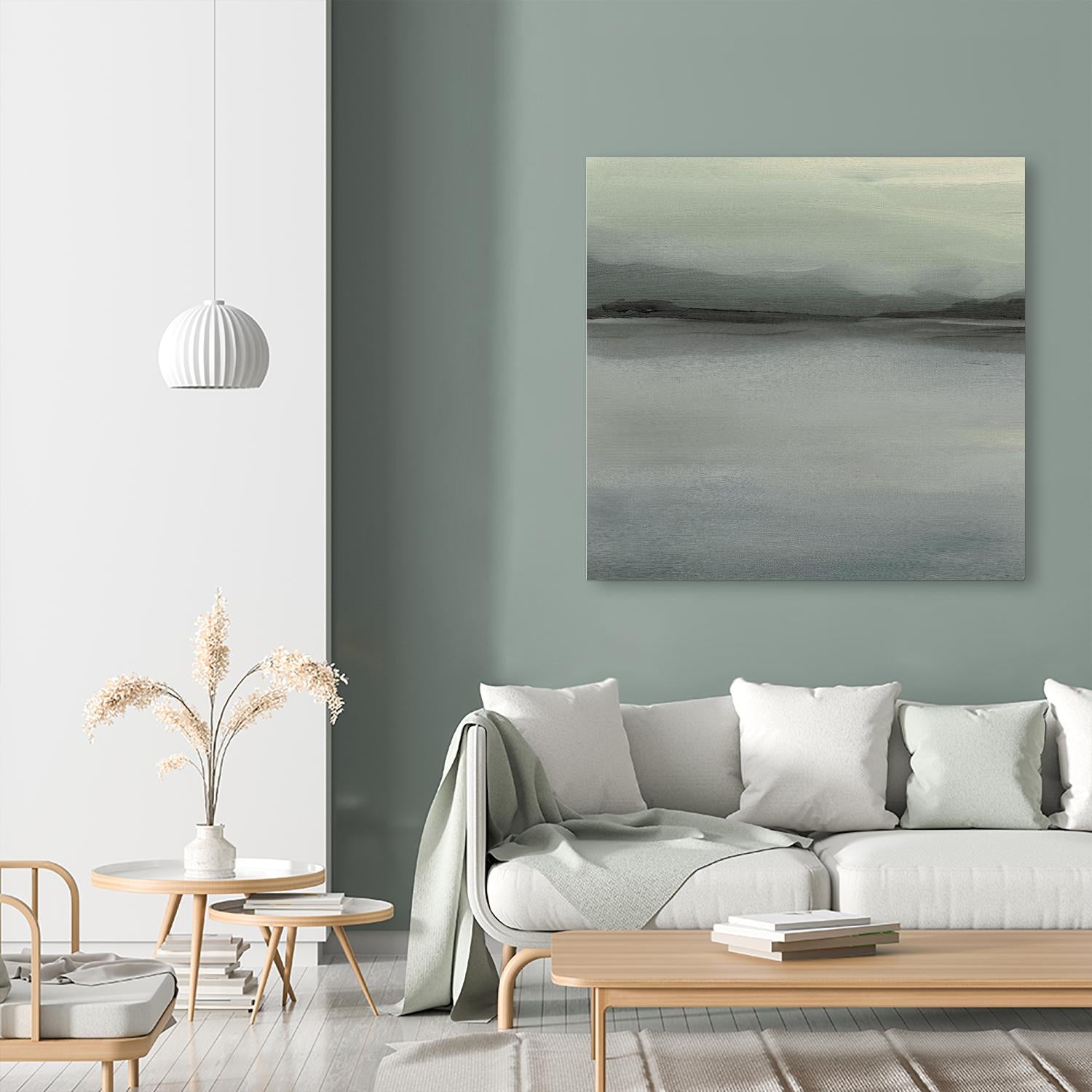 Abstract Horizon VI by Ethan Harper on GIANT ART - blue abstract