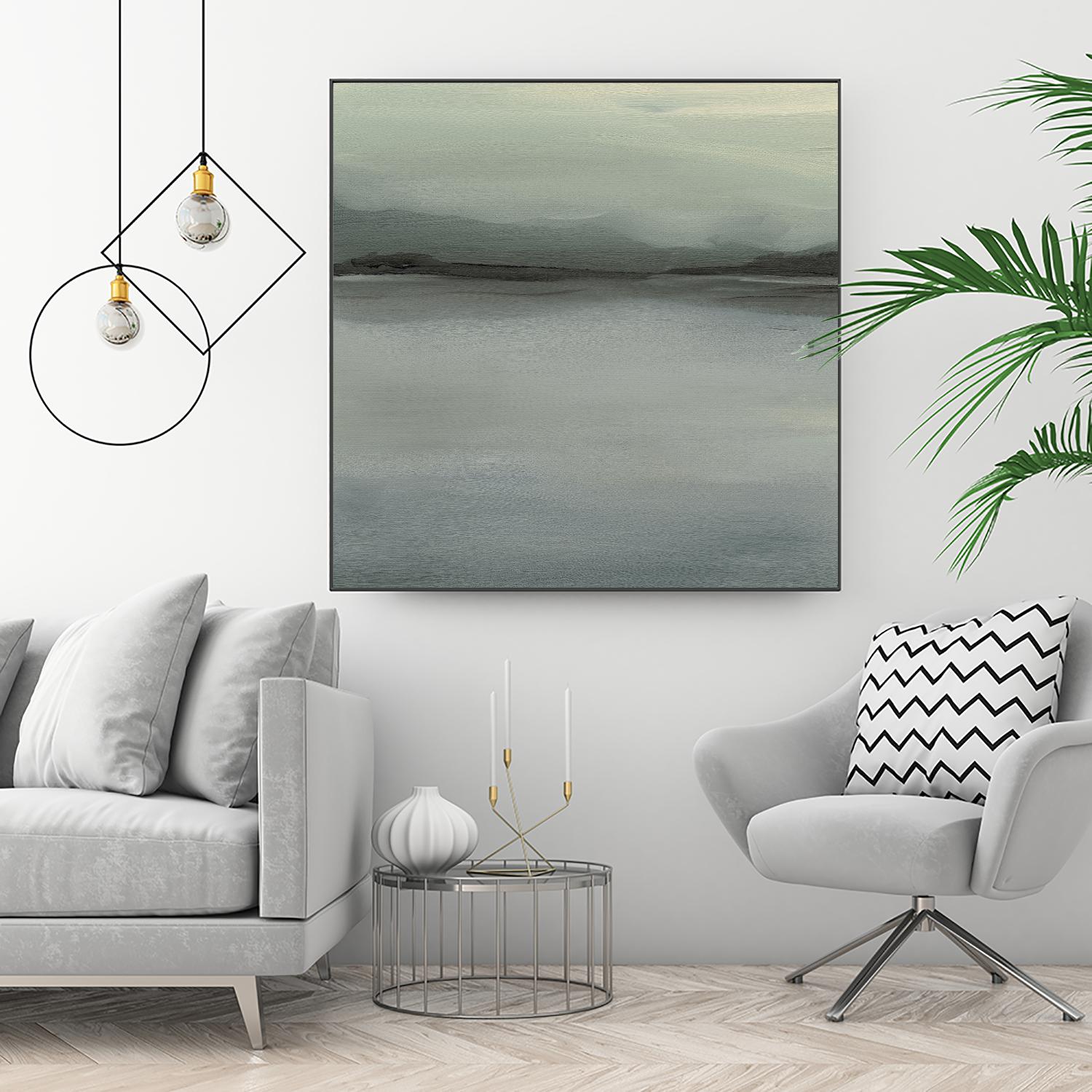 Abstract Horizon VI by Ethan Harper on GIANT ART - blue abstract