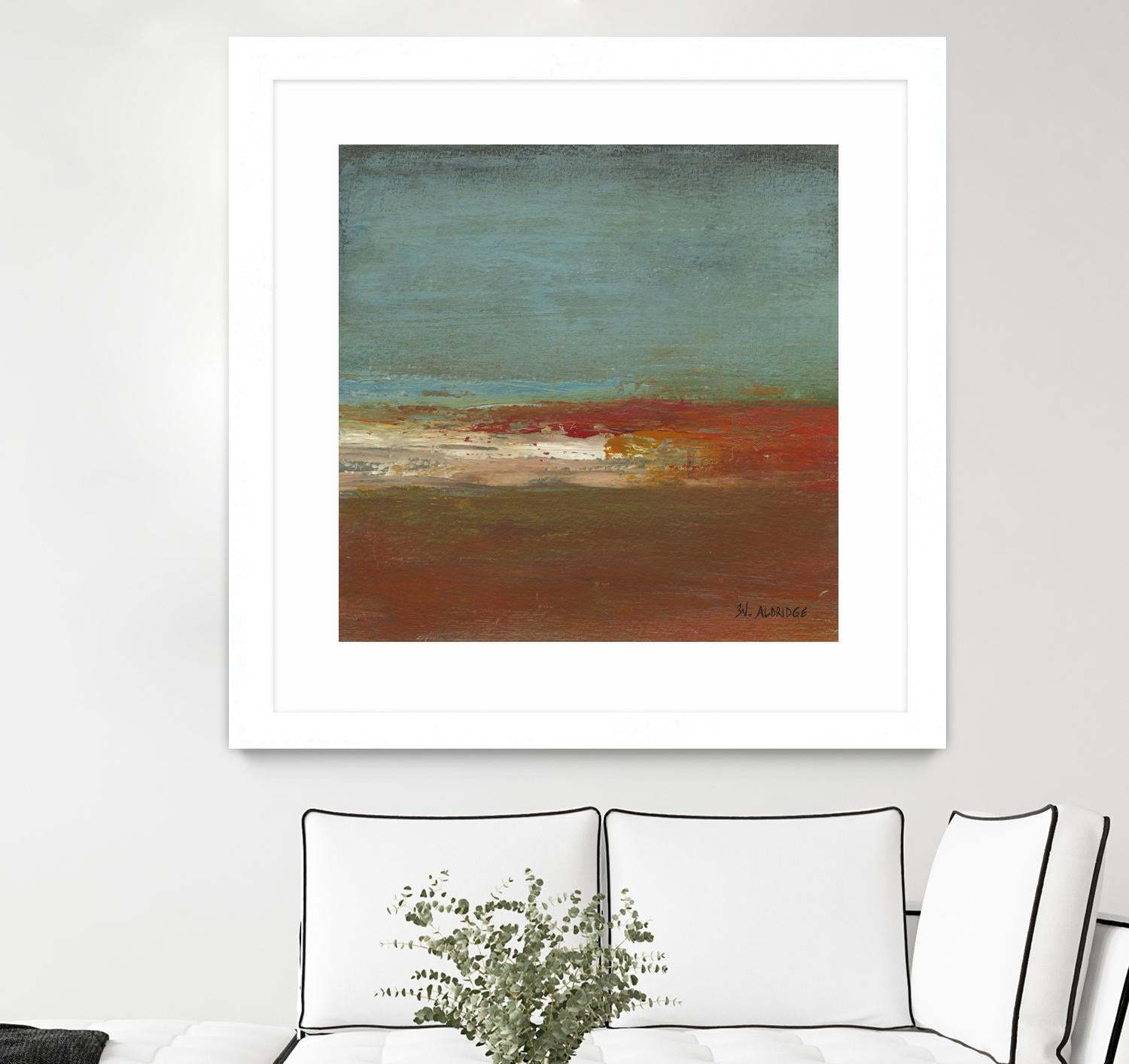 Sea Horizon III by Willie Green-Aldridge on GIANT ART - blue abstract