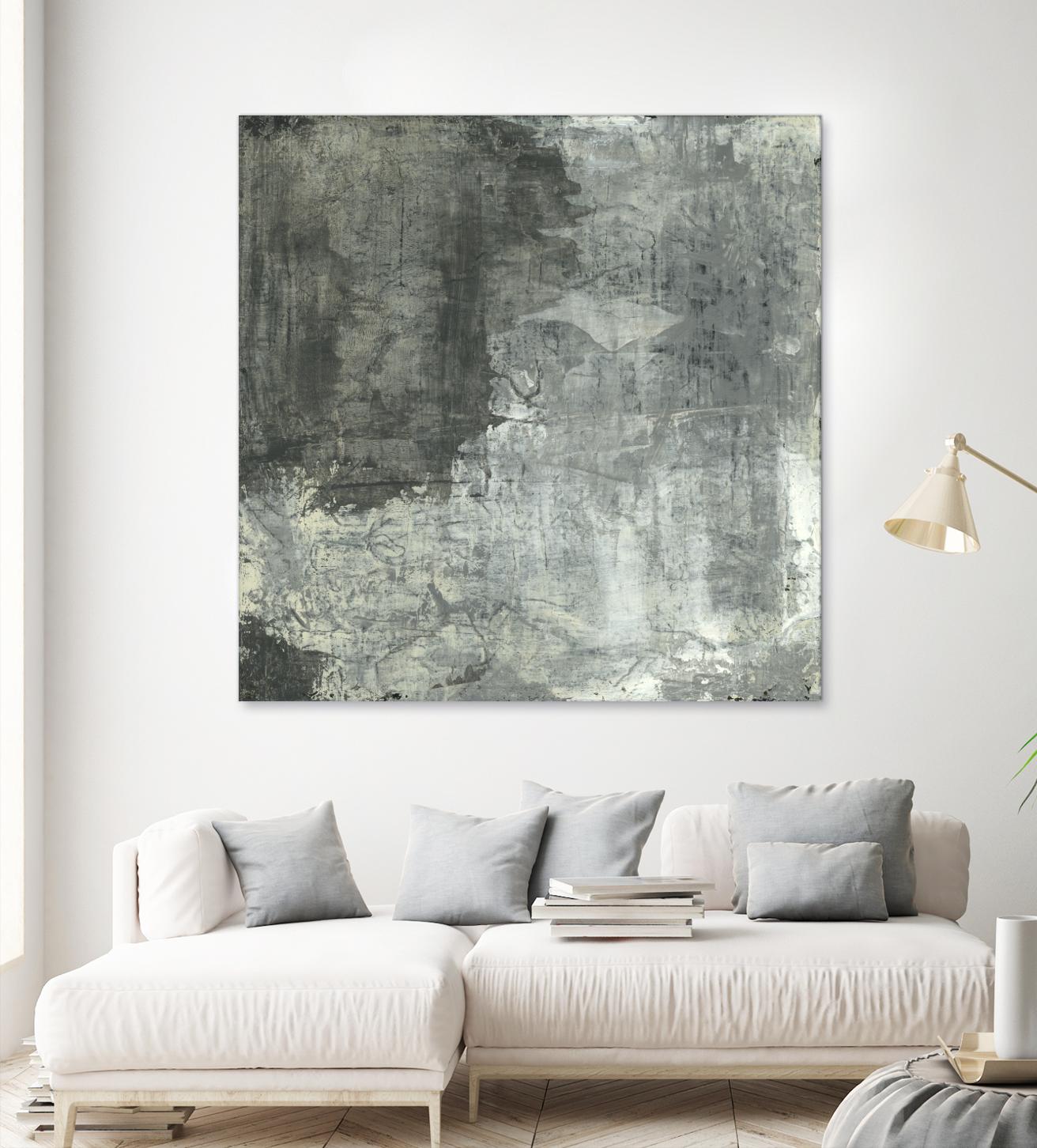 Gray Abstract II by Elena Ray on GIANT ART - black abstract