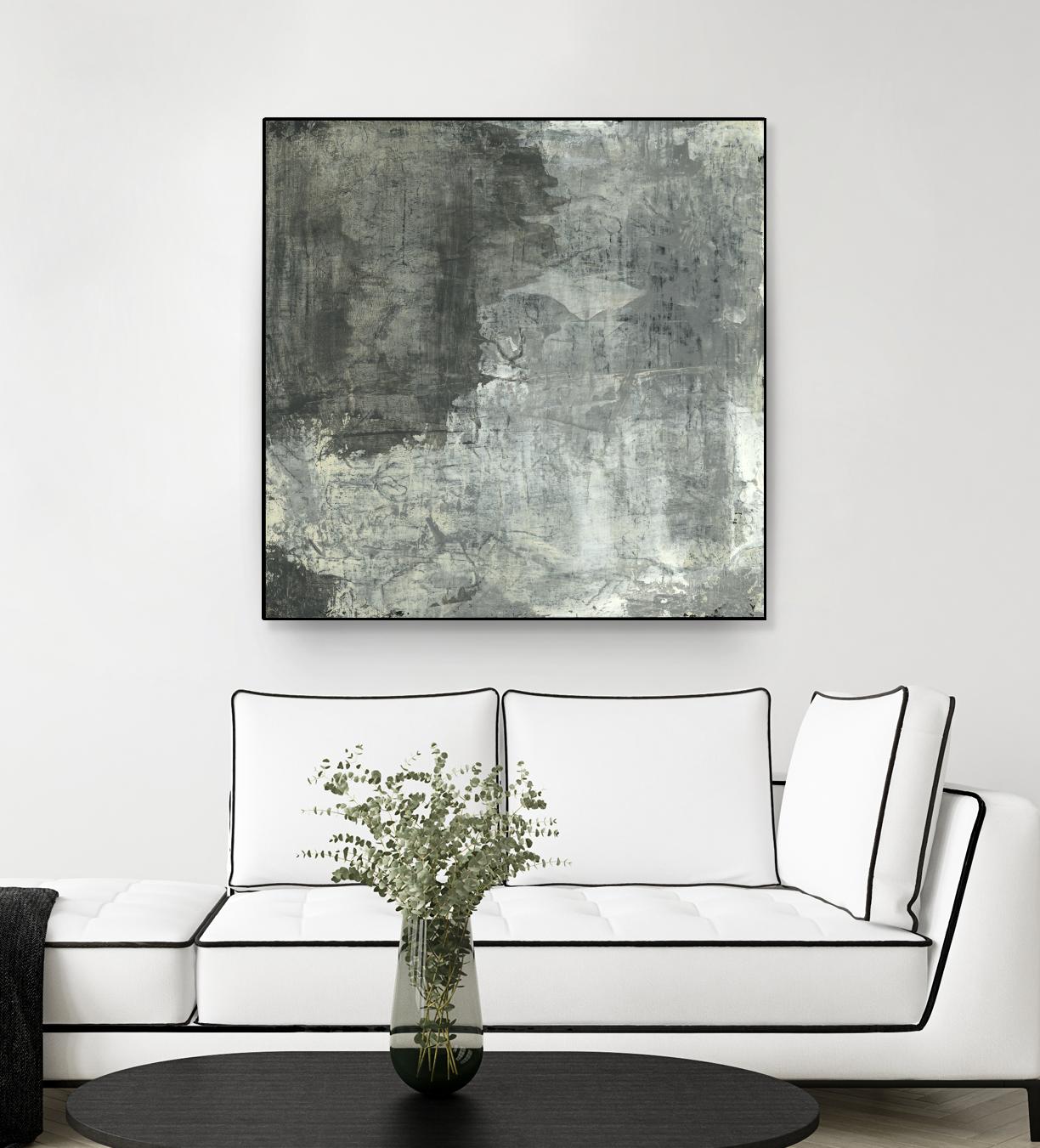 Gray Abstract II by Elena Ray on GIANT ART - black abstract