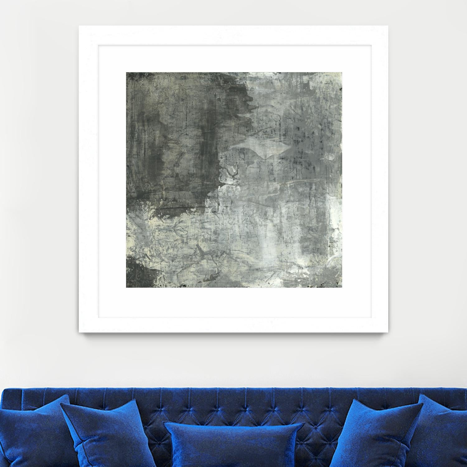 Gray Abstract II by Elena Ray on GIANT ART - black abstract