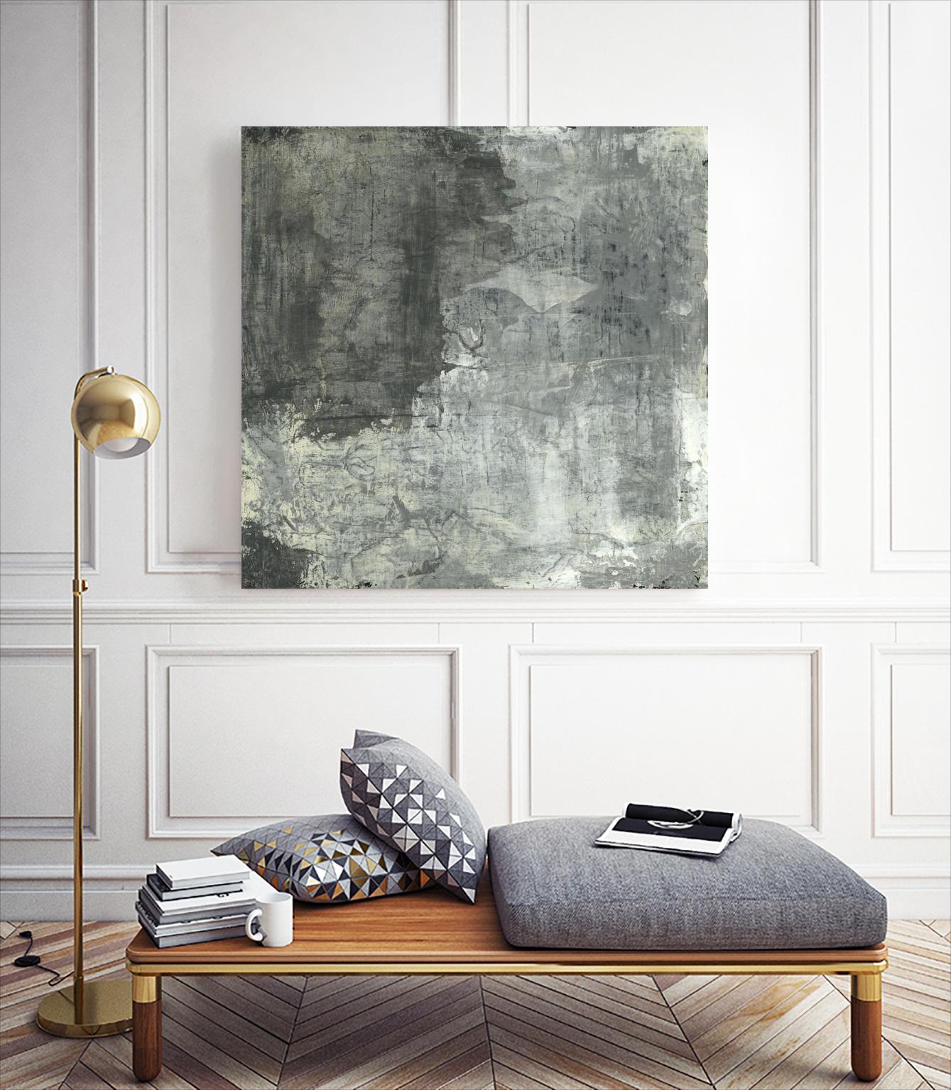 Gray Abstract II by Elena Ray on GIANT ART - black abstract