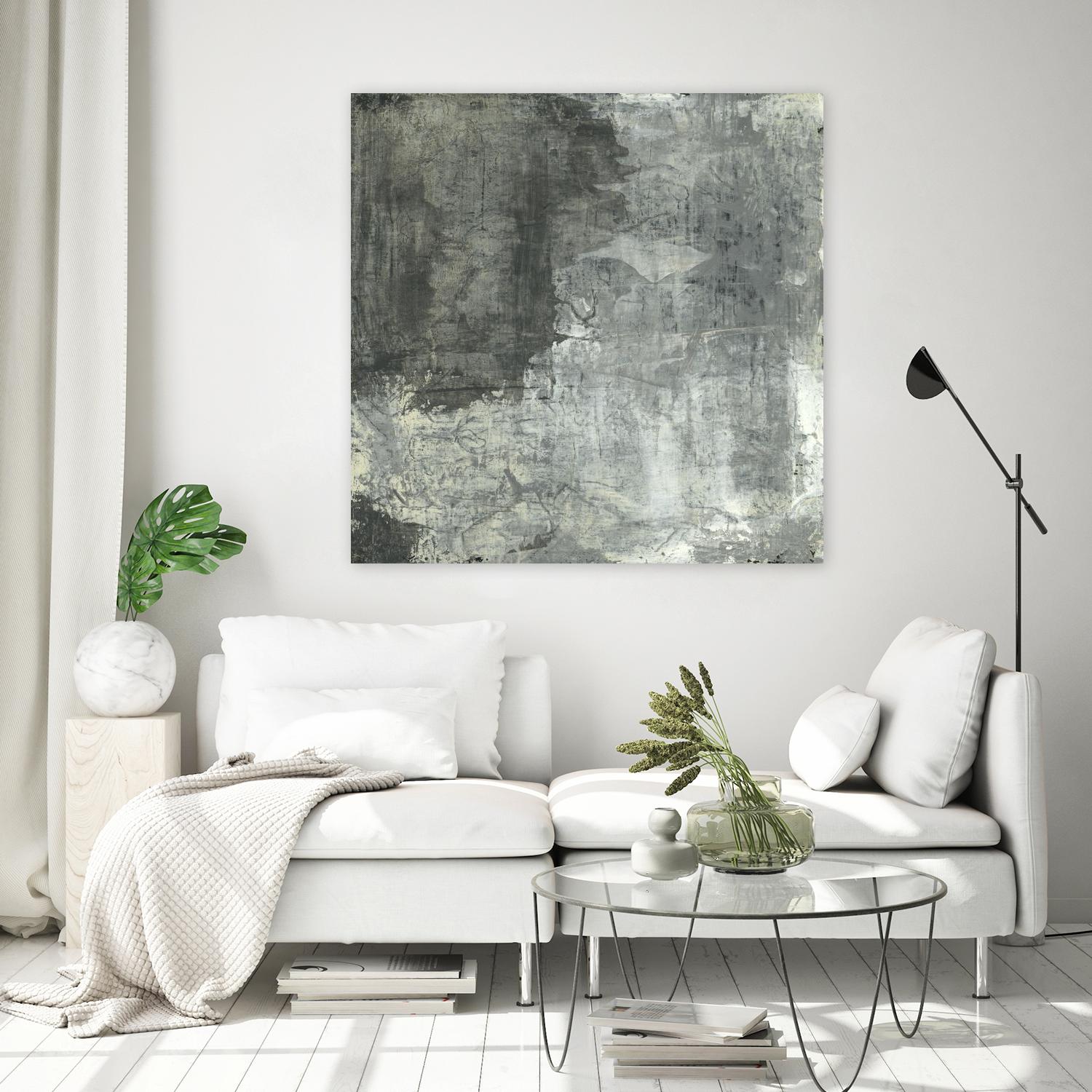 Gray Abstract II by Elena Ray on GIANT ART - black abstract