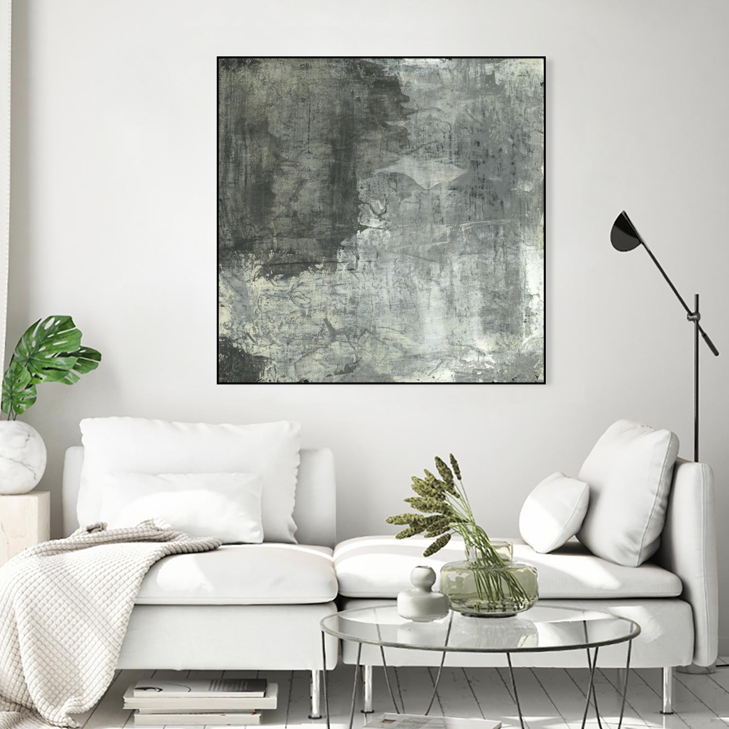 Gray Abstract II by Elena Ray on GIANT ART - black abstract