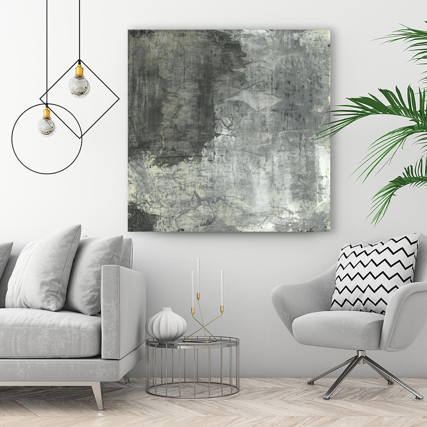 Gray Abstract II by Elena Ray on GIANT ART - black abstract