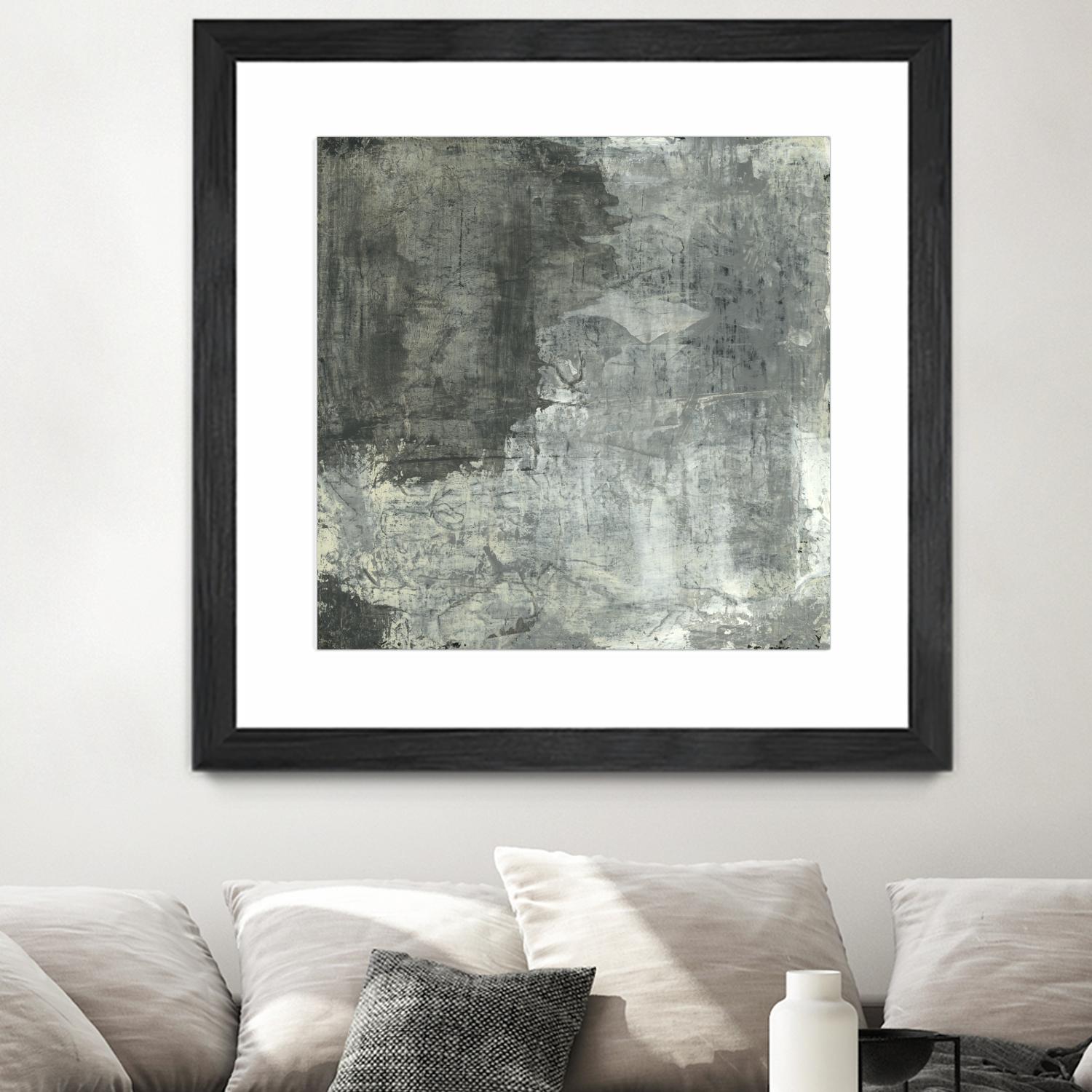 Gray Abstract II by Elena Ray on GIANT ART - black abstract